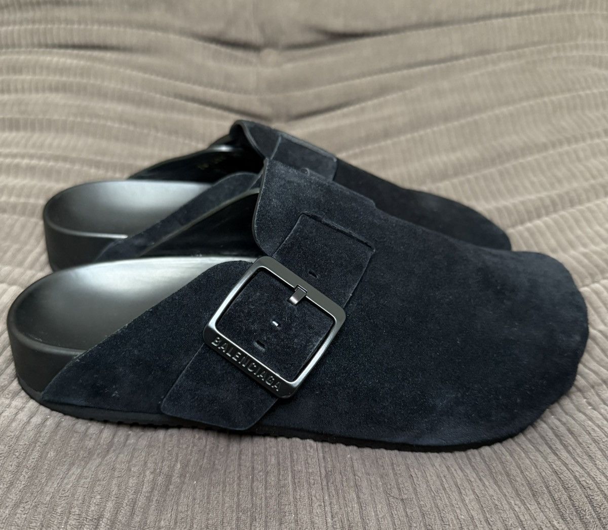Balenciaga Balenciaga Suede Sunday Mules Size US 9 / IT 39 - 3 Thumbnail