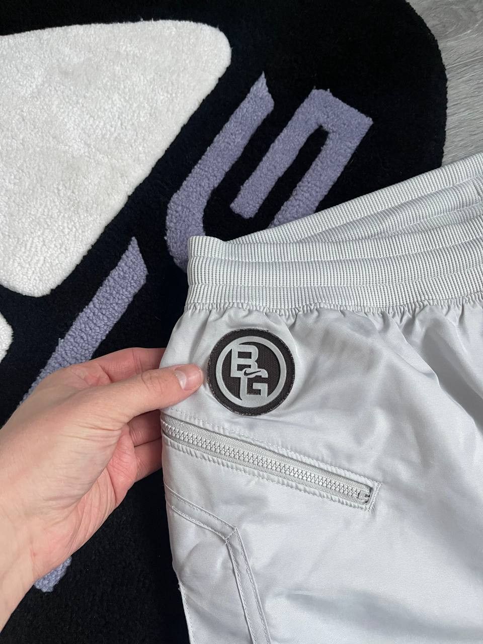Nike × Streetwear × Vintage vintage croped nike rare 90s big logo sweatpants Size US 34 / EU 50 - 5 Thumbnail
