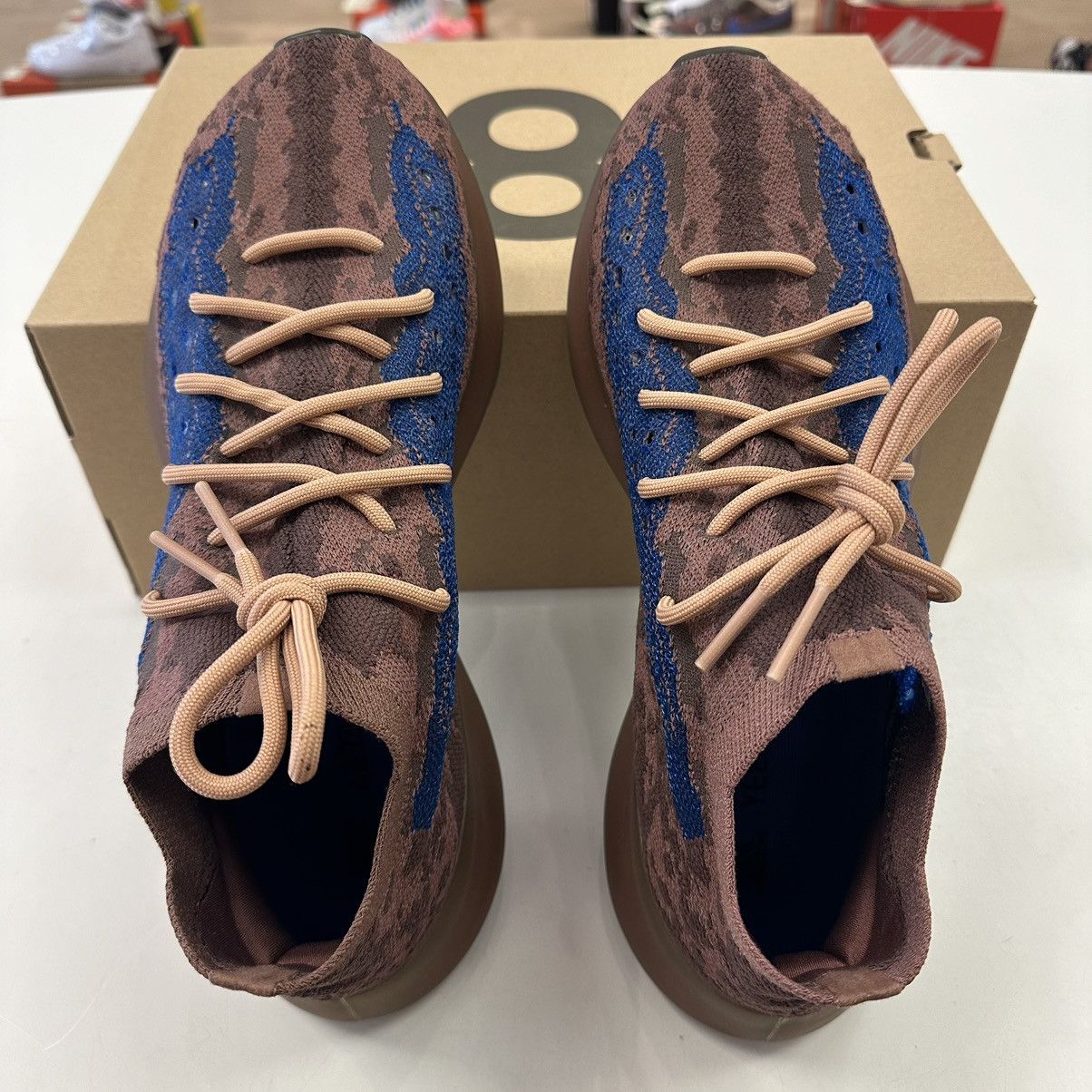 Adidas Size 11.5 - Adidas Yeezy Boost 380 Men's Azure Reflective Size US 11.5 / EU 44-45 - 3 Thumbnail