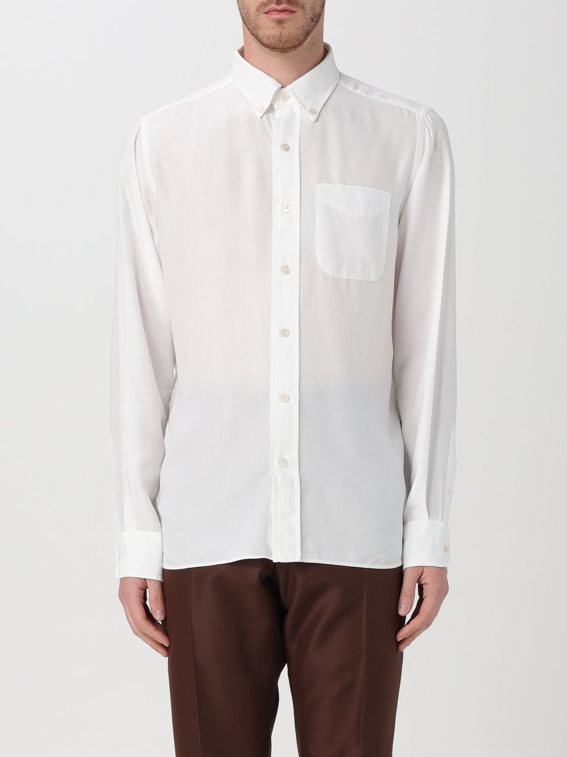 image of Tom Ford Shirt Men White (Size XL)