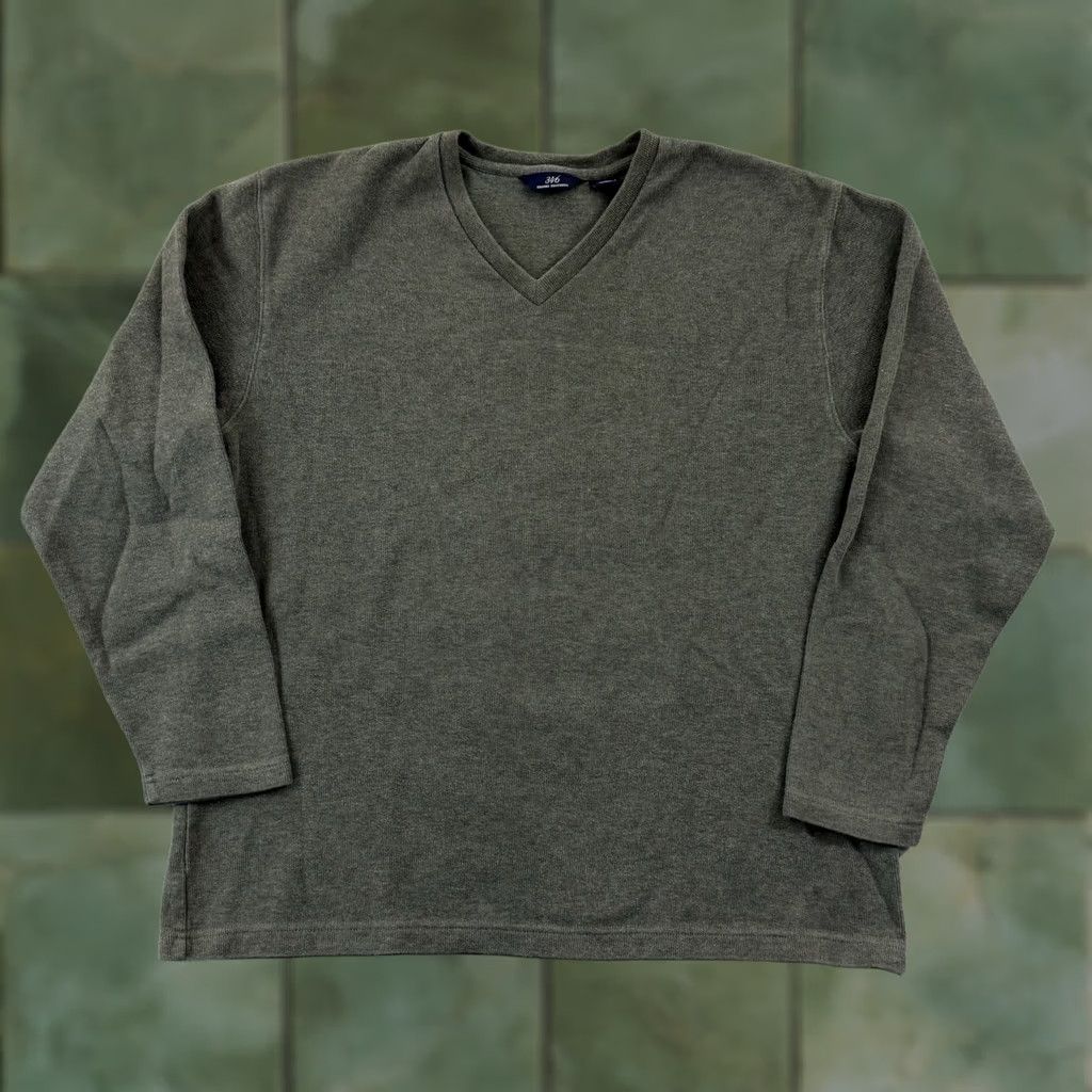 Brooks Brothers VINTAGE Brooks Brothers 346 Sweater Mens Medium Green V-Neck Long Sleeve Preppy Shirt Size US M / EU 48-50 / 2 - 1 Thumbnail