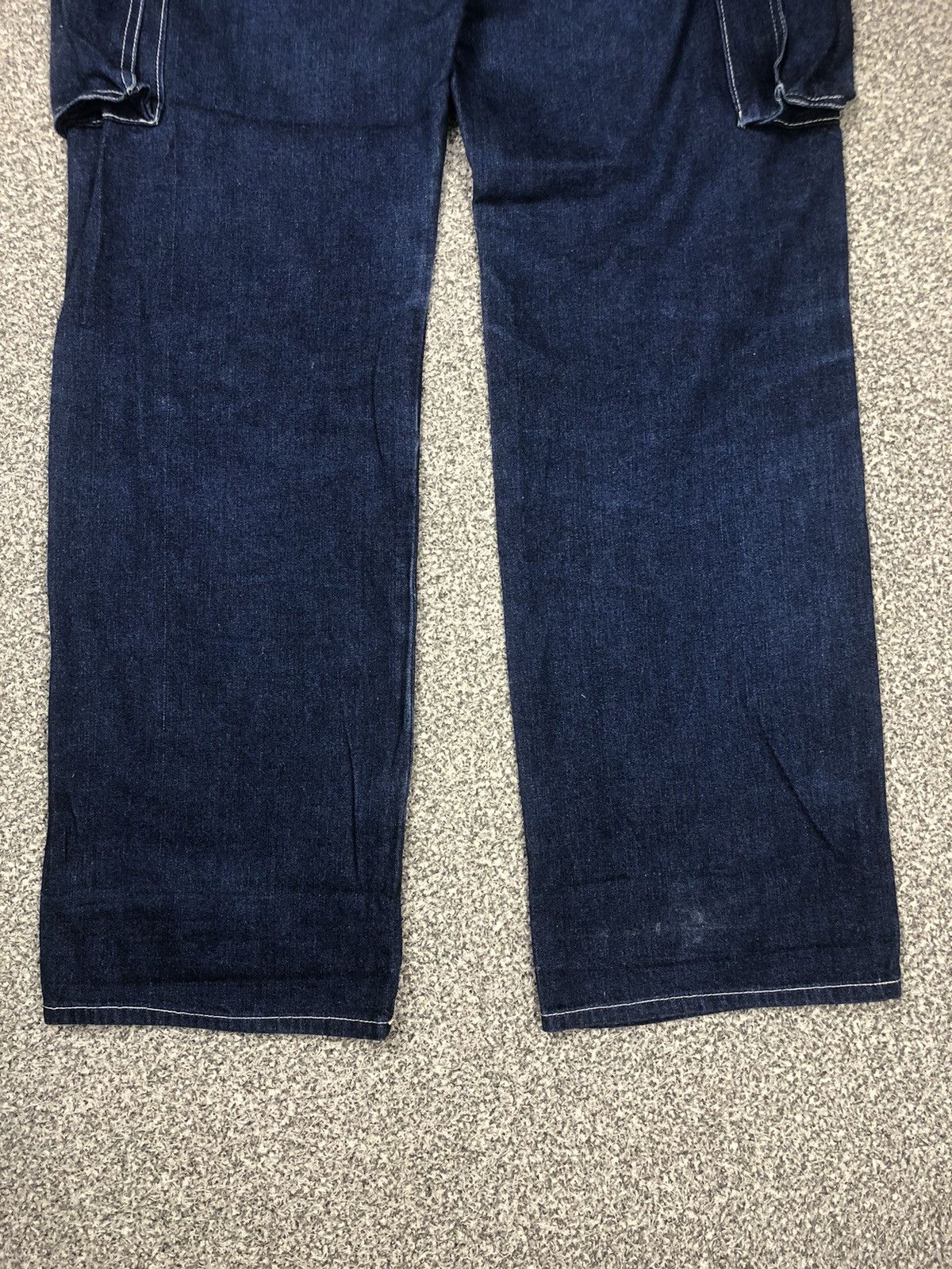 Big John × Japanese Brand × Vintage Vintage 90s BiG JOHN World Workers Cargo Jeans Size US 30 / EU 46 - 17 Thumbnail