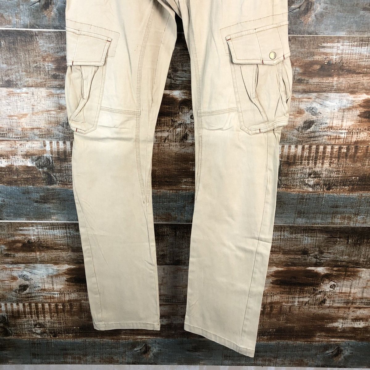 Schlussel DL Schlussel Brown Cargo Multipocket Pants #C215 Size US 31 - 3 Thumbnail