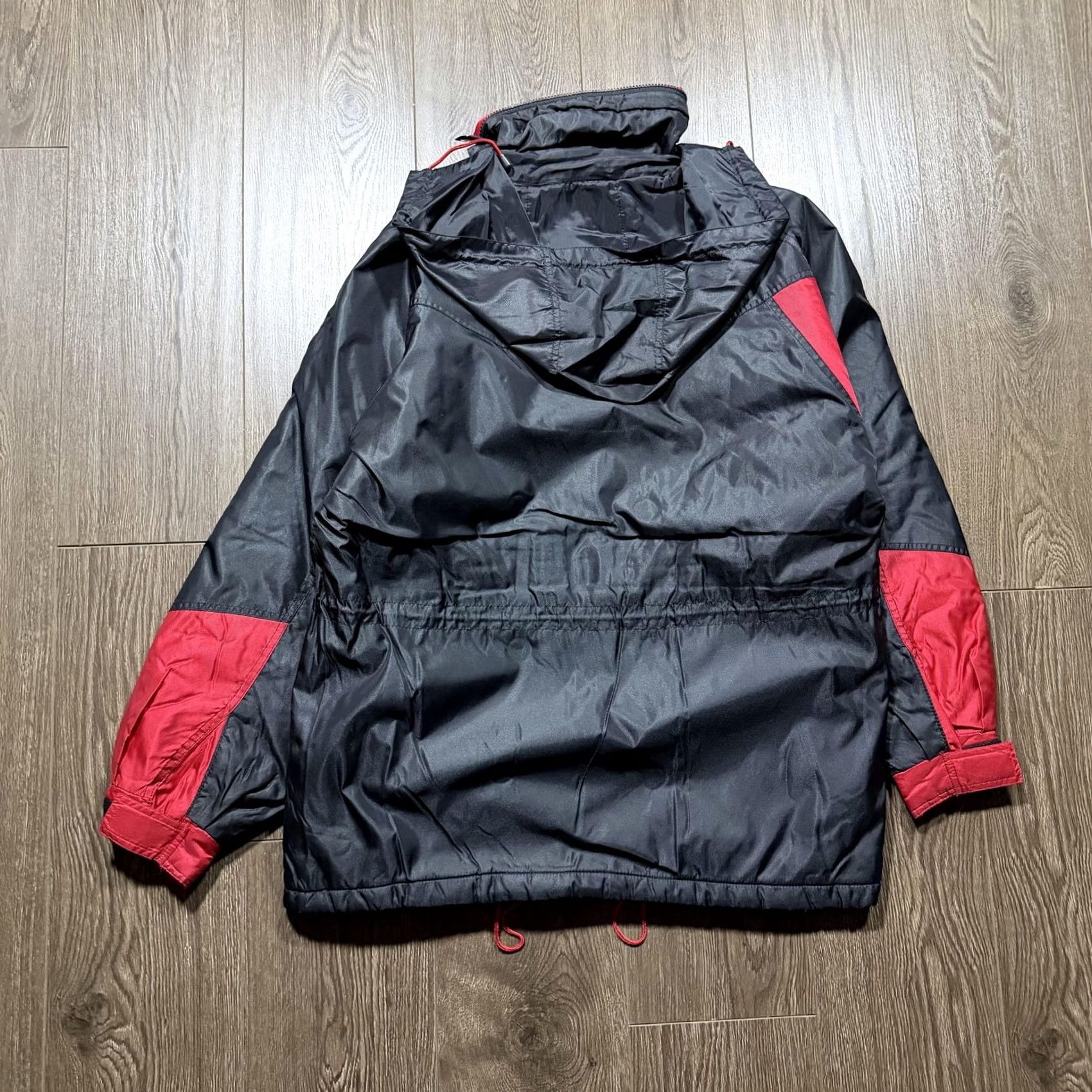 Marlboro VINTAGE Marlboro Ski Parka Jacket Black M Hooded Nylon Insulated Winter 90s Mens Size US M / EU 48-50 / 2 - 6 Thumbnail