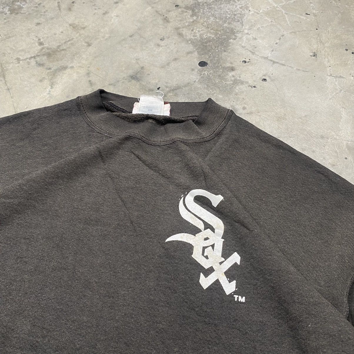 Fruit Of The Loom × MLB Rare 90s Chicago White Sox Distressed Sunfaded Crewneck Size US L / EU 52-54 / 3 - 2 Thumbnail