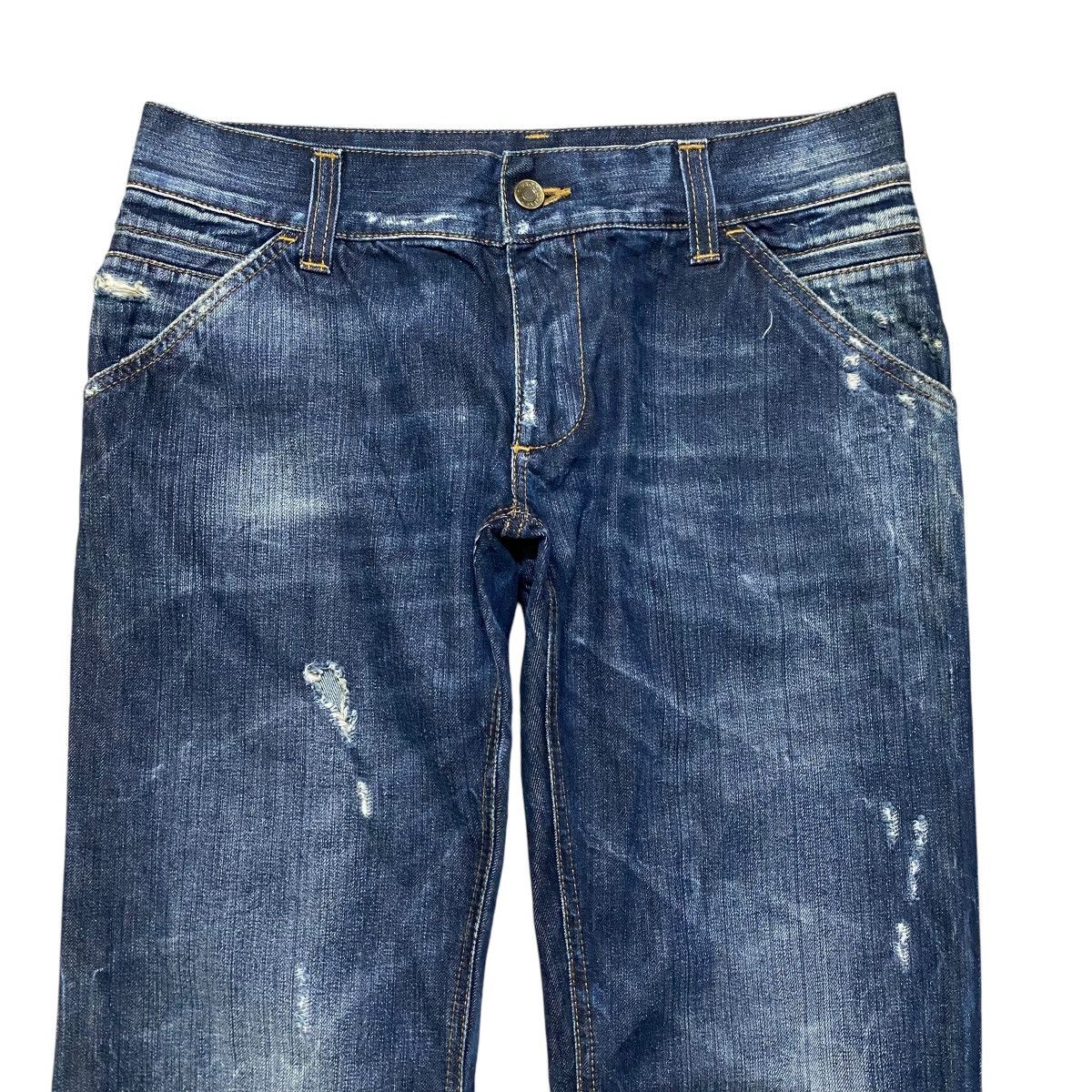 Dolce & Gabbana Vintage Dolce & Gabbana Distressed Jeans Size US 31 - 3 Thumbnail