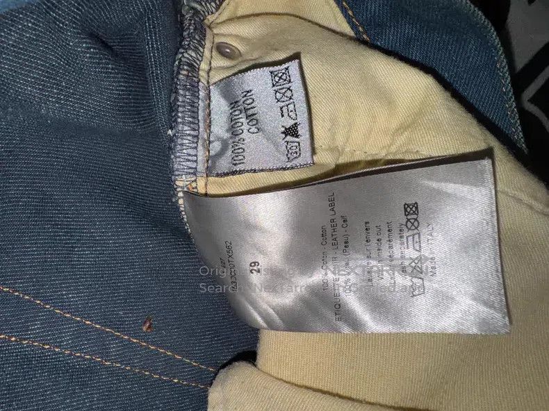 Dior Dior Heavyweight Distressed Patch Straight Leg Denim Jeans Size US 29 - 9 Thumbnail