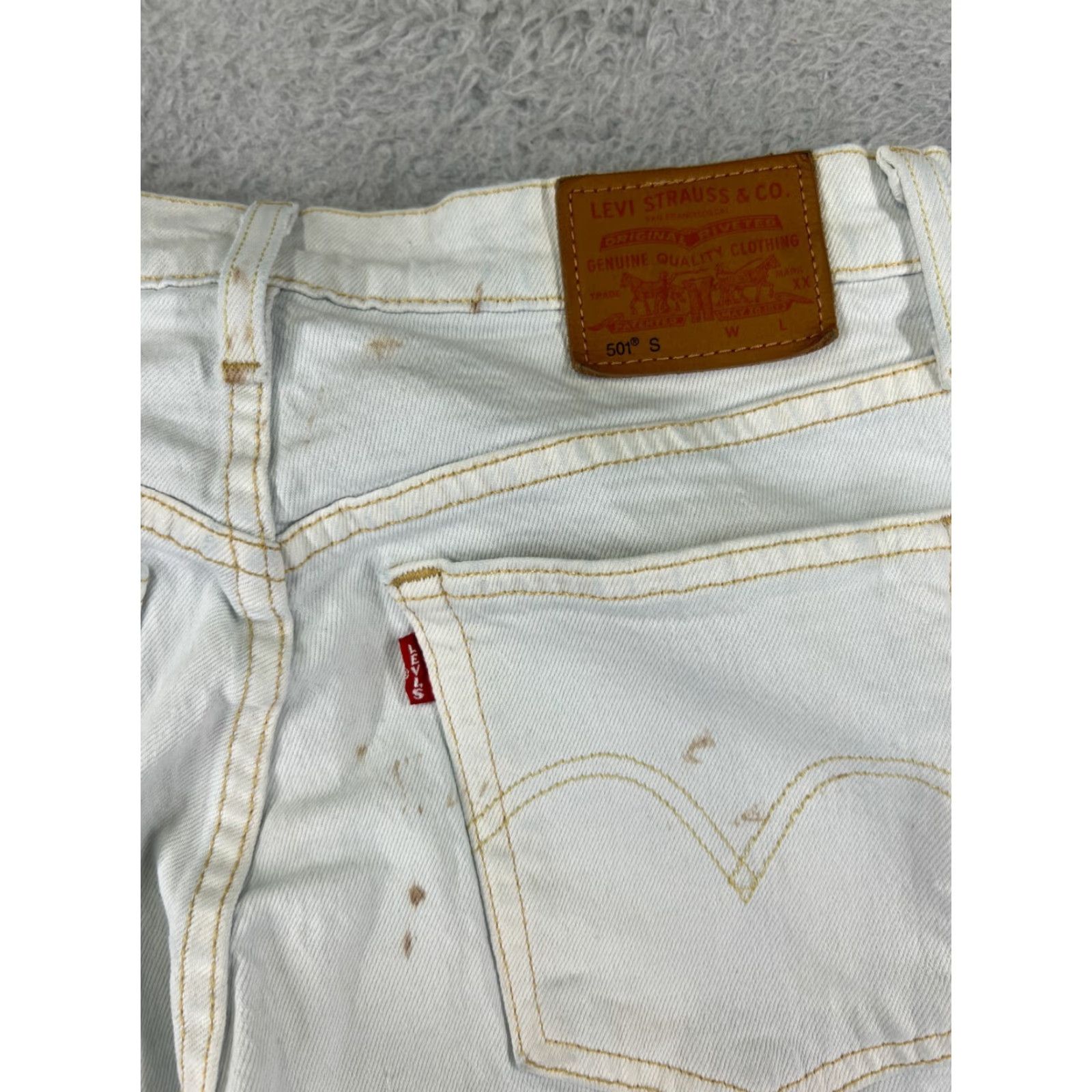 Levi's Levi's 501 Light Wash Jeans Women's Tapered Fit 27 Blue Denim Retro Mid Rise Size 27" / US 4 / IT 40 - 3 Thumbnail