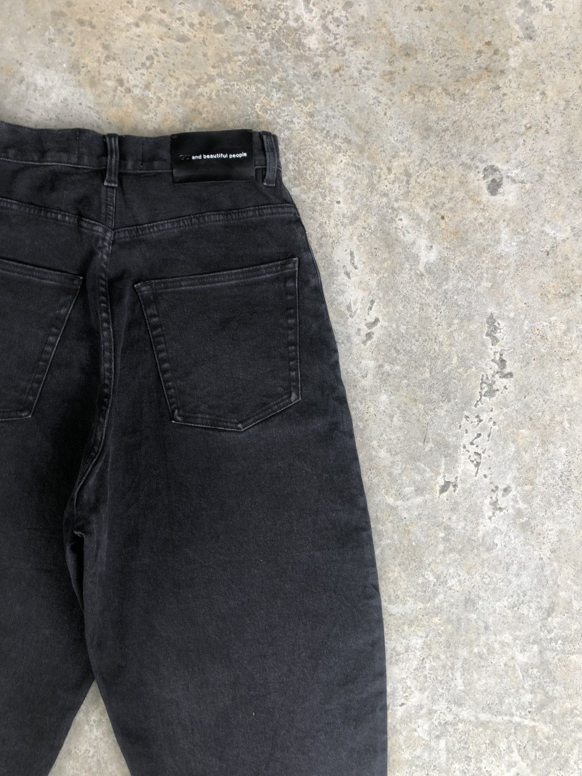 Japanese Brand Balloon Jean Gu and beautiful people baggy jean crotch pants Size US 27 - 10 Thumbnail