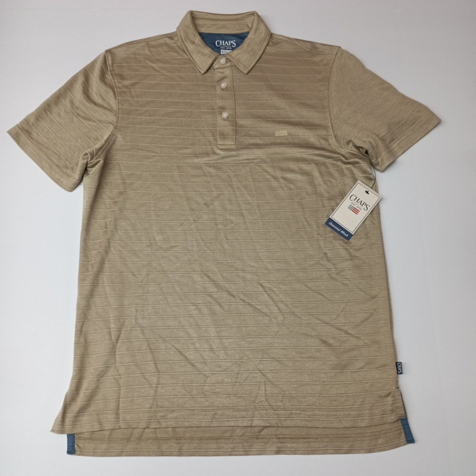 Chaps Chaps Milton Polo Shirt Men's M Desert Khaki Seacoast Wash Size US M / EU 48-50 / 2 - 1 Thumbnail