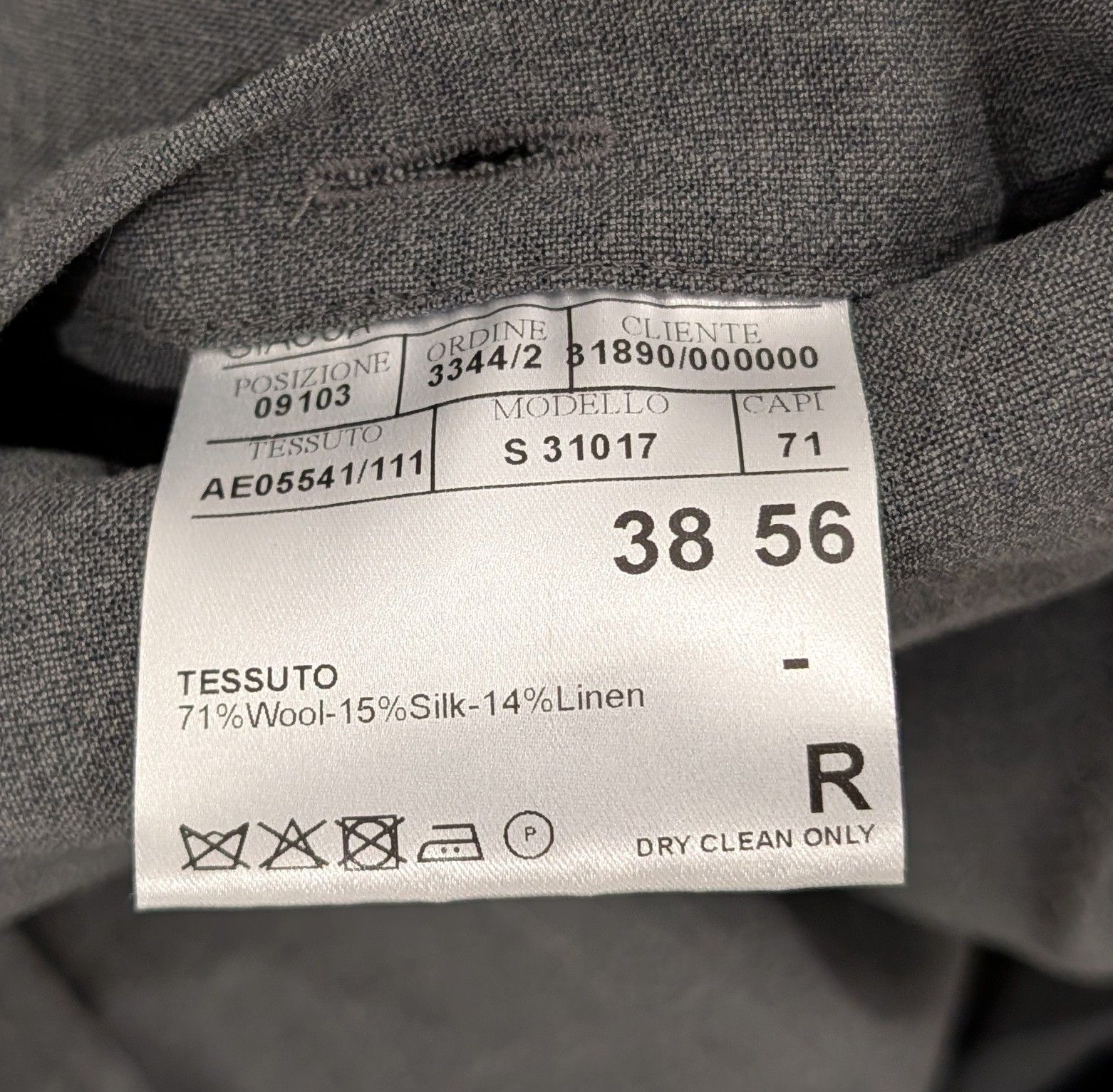 Canali CANALI "Nuvola" Wool/Silk/Linen Blend Shirt Jacket Gray 56 Size US XL / EU 56 / 4 - 6 Thumbnail
