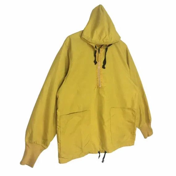 45rpm Vtg NMD 45RPM Japenese Denim Yellow Windbreaker Hoodie Size US M / EU 48-50 / 2 - 2 Thumbnail