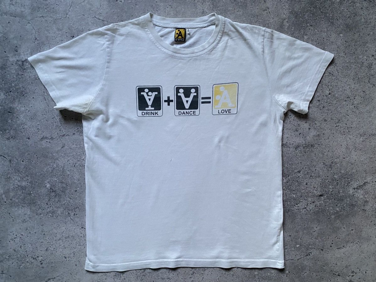 Other Vintage A-Style Drink Dance Love T-Shirt Humor Size M Rare Size US M / EU 48-50 / 2 - 1 Thumbnail
