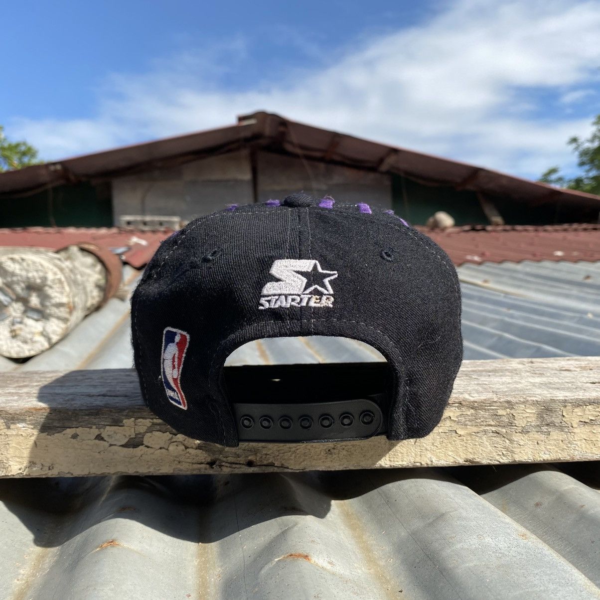 NBA 90’s VINTAGE RARE LA LAKERS COLLISION SNAPBACK BY STARTER Size ONE SIZE - 4 Thumbnail