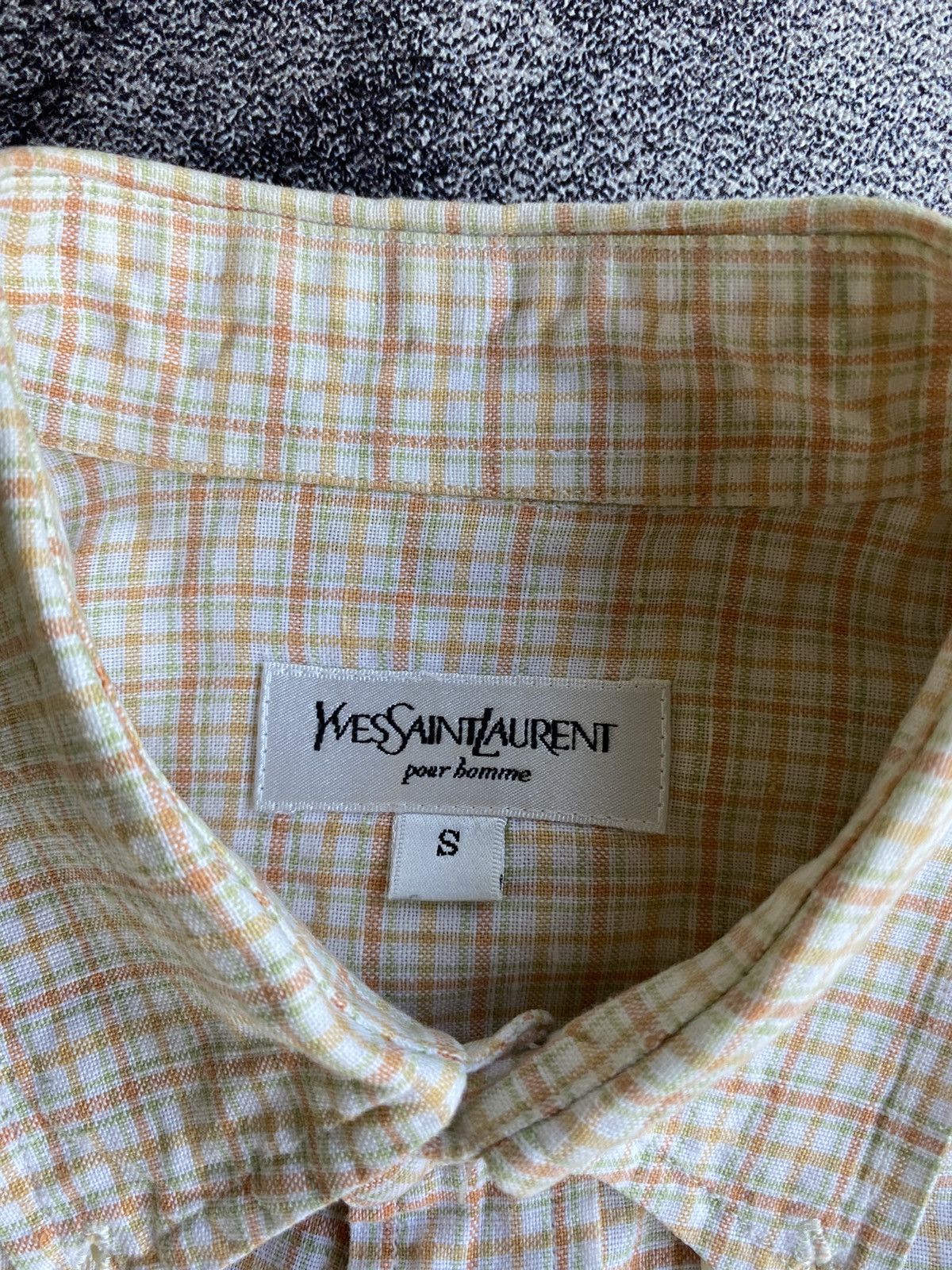 Vintage Vintage Yves Saint Laurent Shirt Size US S / EU 44-46 / 1 - 4 Thumbnail