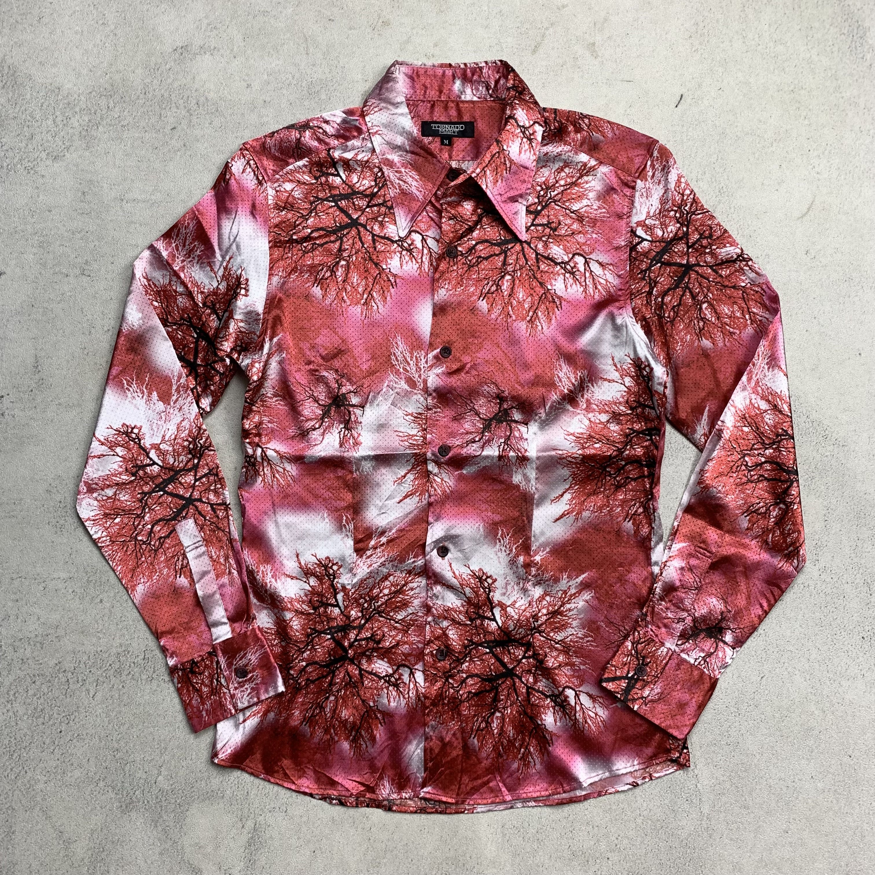 Tornado Mart Tornado Mart Sakura Blossom Print Button-Up Shirt Size US M / EU 48-50 / 2 - 3 Thumbnail