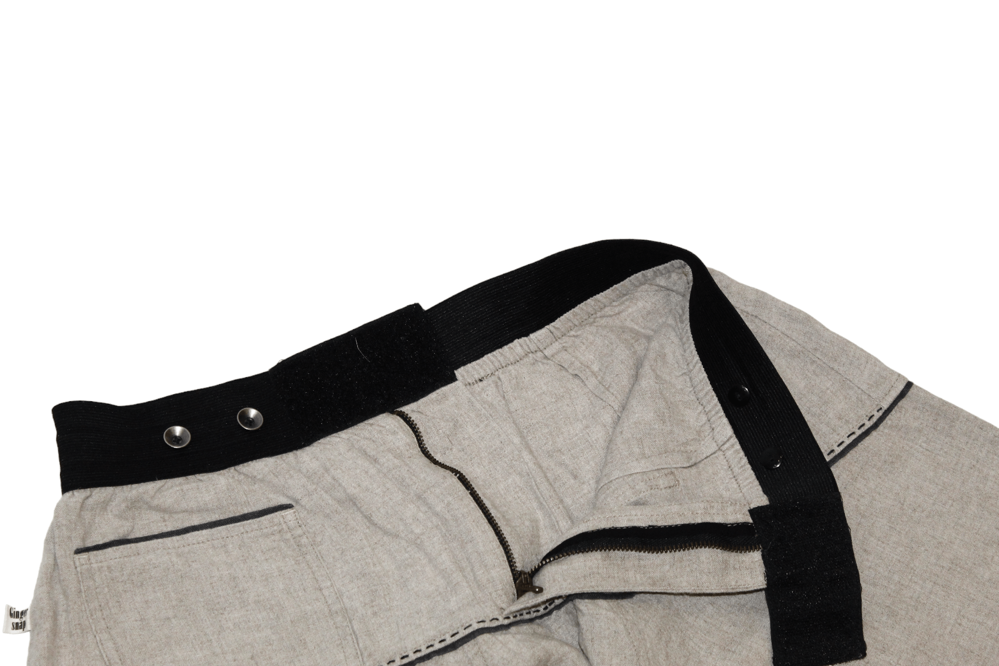 Japanese Brand Gingersnap Bali 100% Linen Elastic Waist Drop Crotch Pant Size US 32 / EU 48 - 7 Thumbnail