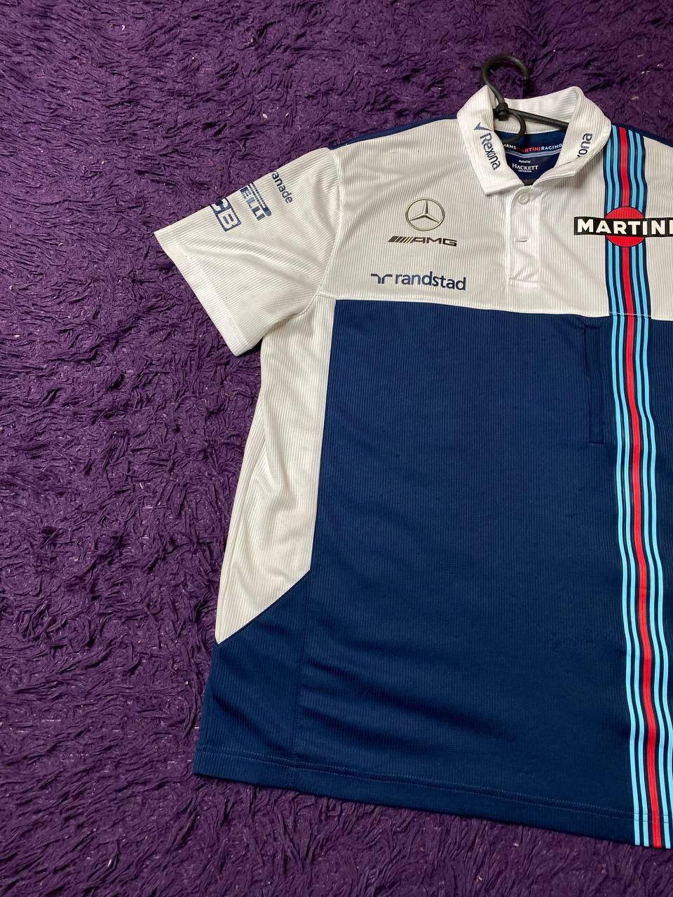 Hackett Vintage logo Hackett Mercedes-Benz T-Shirt Martini Y2K polo Size US L / EU 52-54 / 3 - 8 Thumbnail