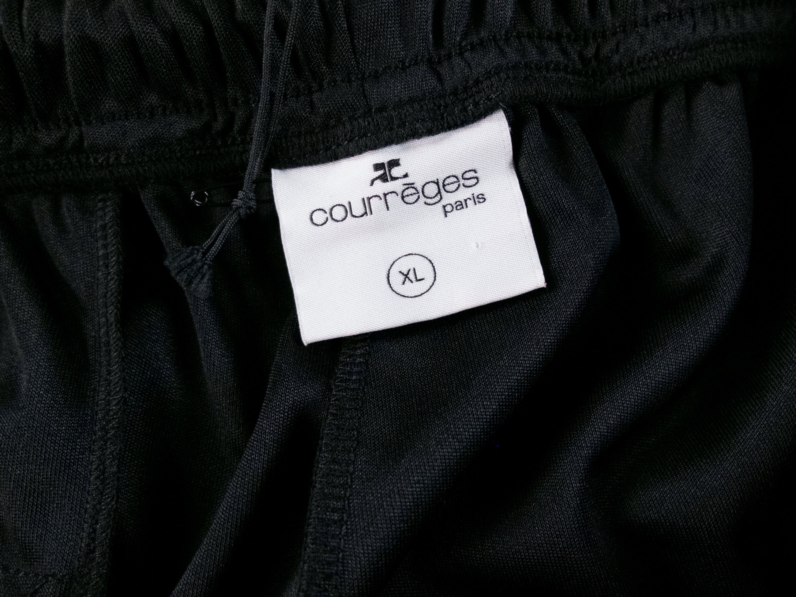 Courreges COURREGES black lycra nylon football soccer shorts XL Size US 36 / EU 52 - 8 Thumbnail