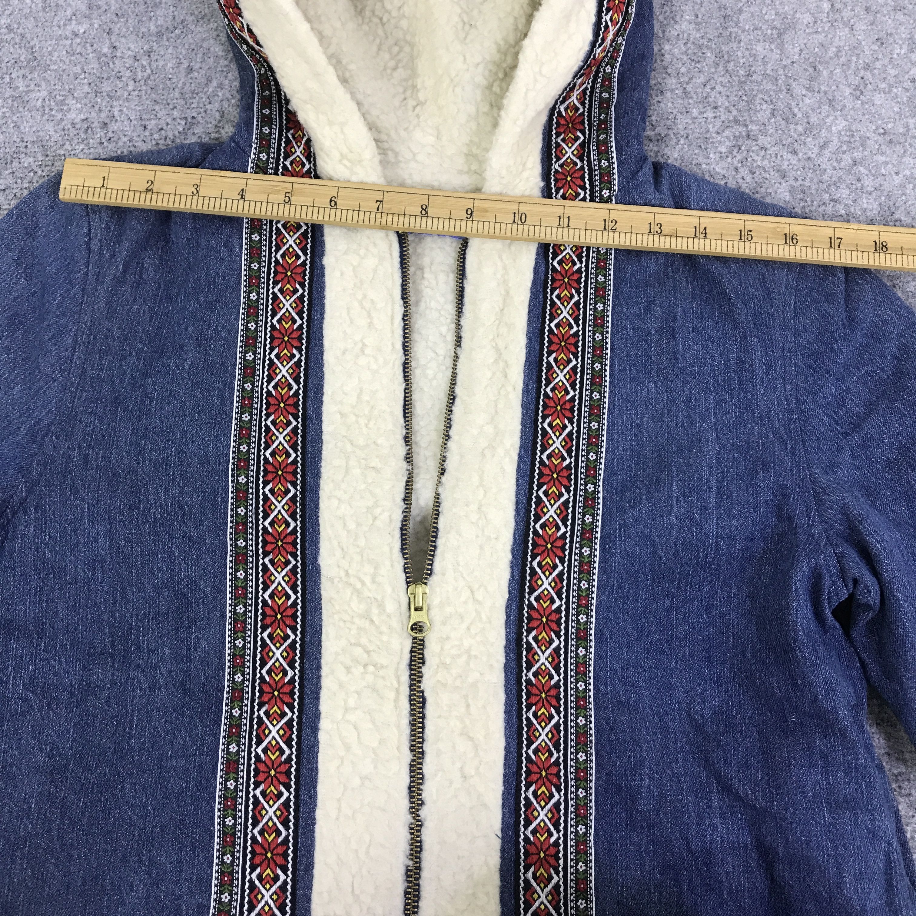 Beams Japan VTG BEAMS BOY SHERPA HOODIE JACKET K82B19 Size US M / EU 48-50 / 2 - 5 Thumbnail