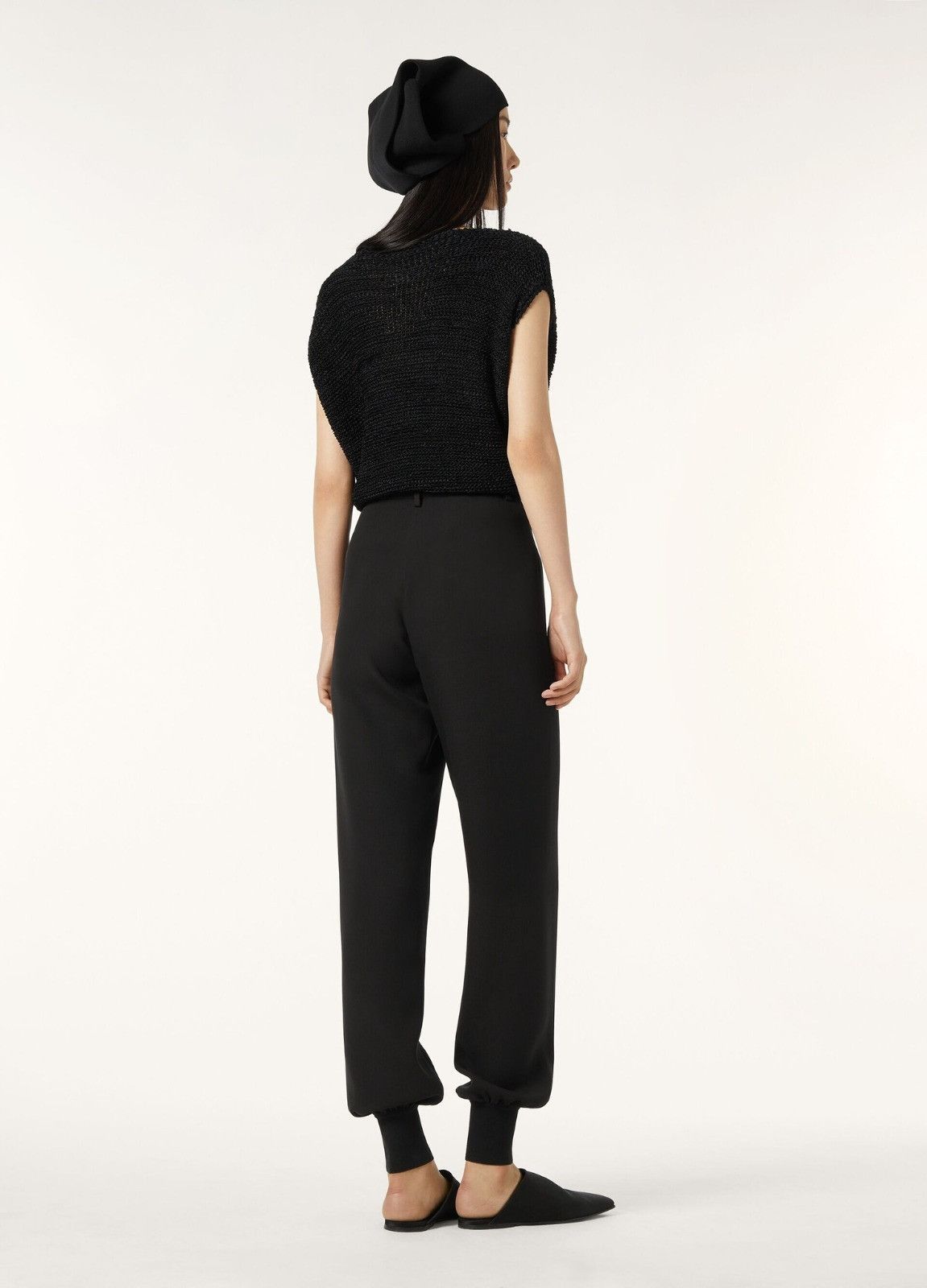 Loro Piana o1srvl11e0526 FAP2203 Bellagio Top in Black Size L / US 10 / IT 46 - 4 Thumbnail