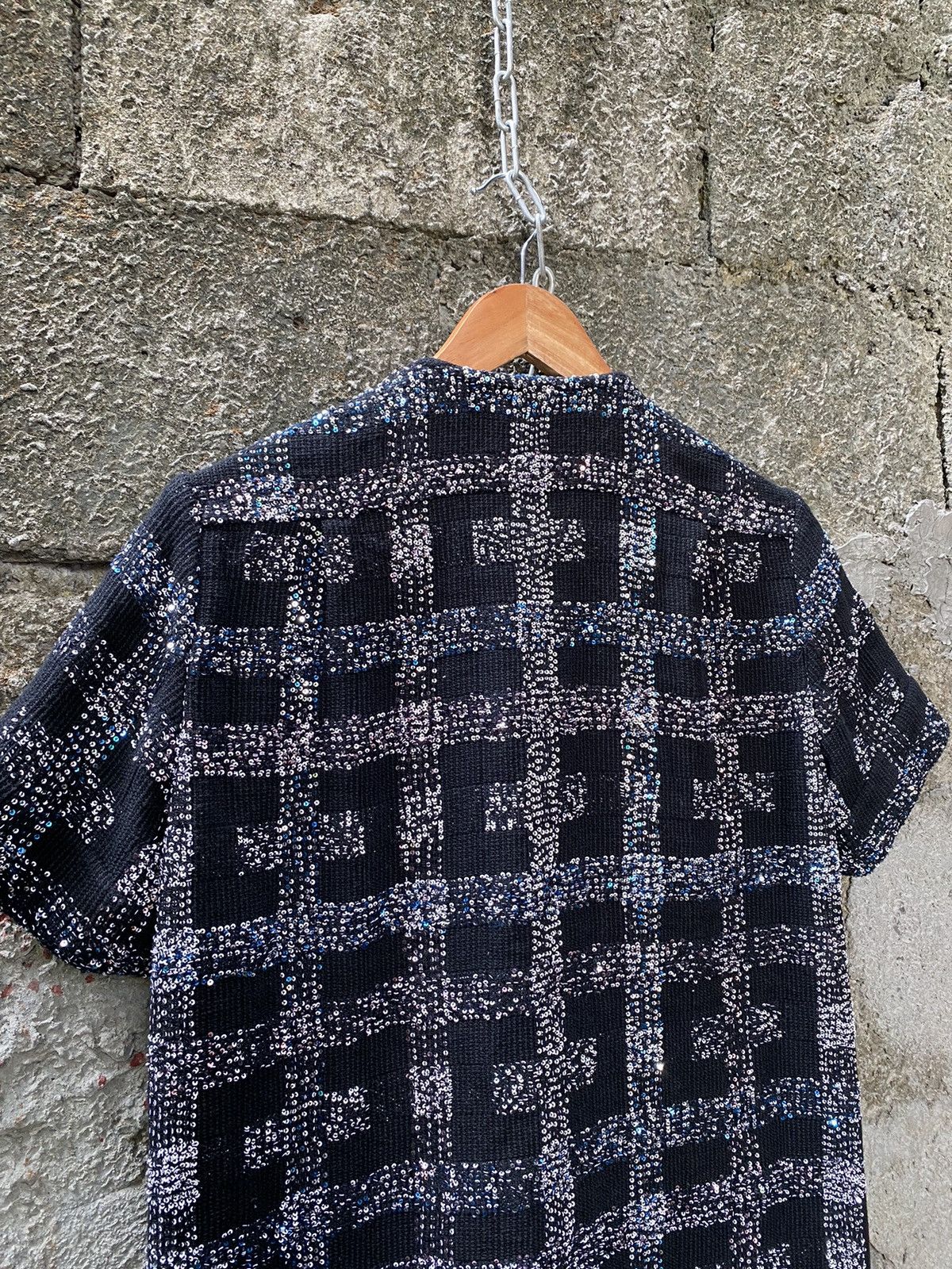 Chanel FW17 Runway Black Sequined Top Size XXS / US 00 / IT 34 - 10 Thumbnail