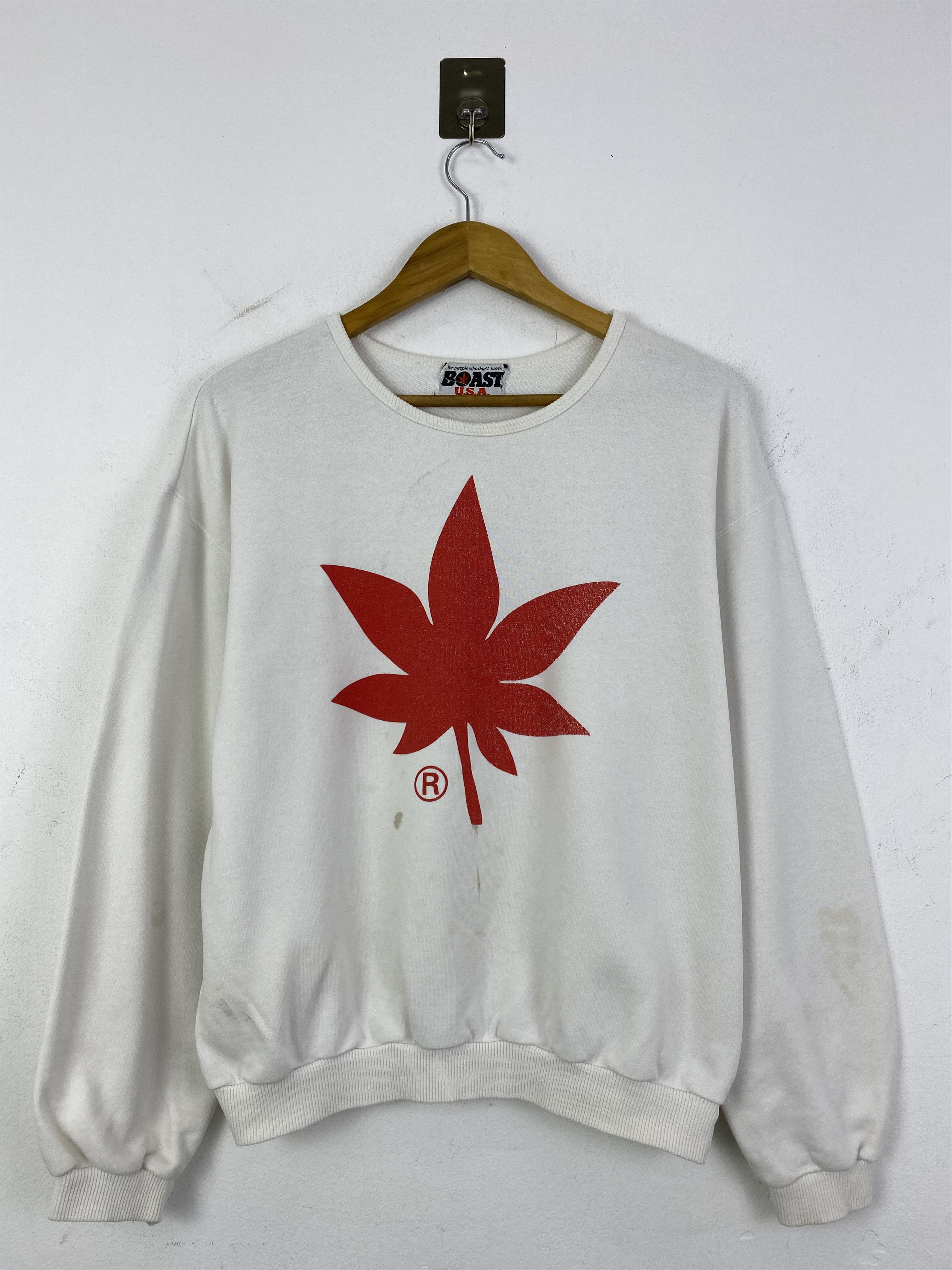 Boast Vintage 90s Boast USA Crewneck Pullover Sweatshirt SH0172 Size US L / EU 52-54 / 3 - 3 Thumbnail