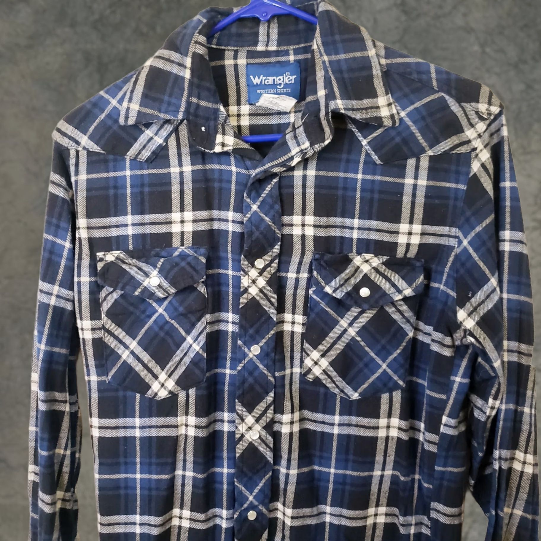 Wrangler Wrangler Shirt Mens L Black Plaid Flannel Long Sleeve Pearl Snap Western Shirt Mens L Black Plaid Flannel Long Sleeve Pearl Snap Western Size US L / EU 52-54 / 3 - 1 Thumbnail