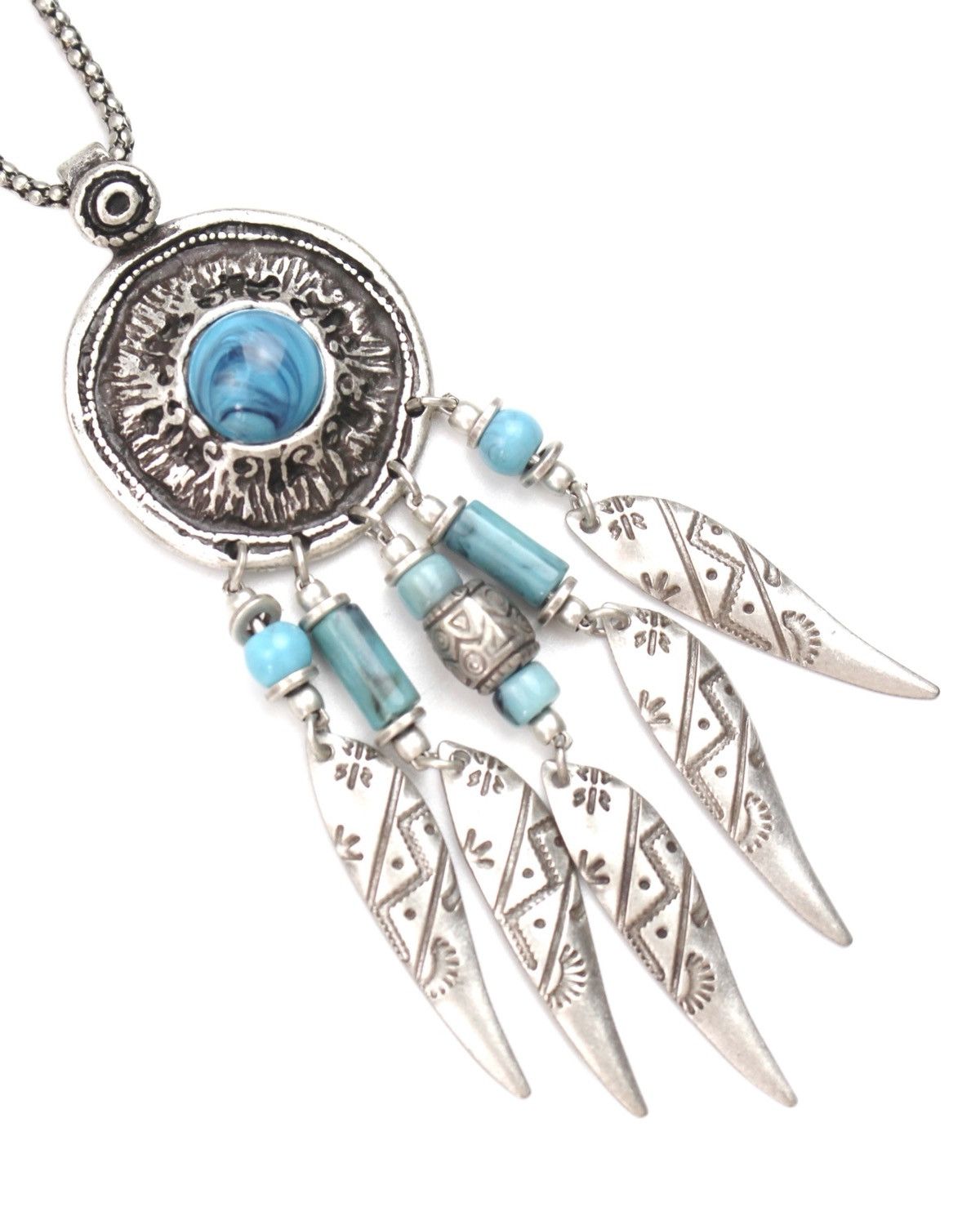 GOA 2000S G.O.A TRIBAL DREAMCATCHER PENDANT NECKLACE Size ONE SIZE - 3 Thumbnail