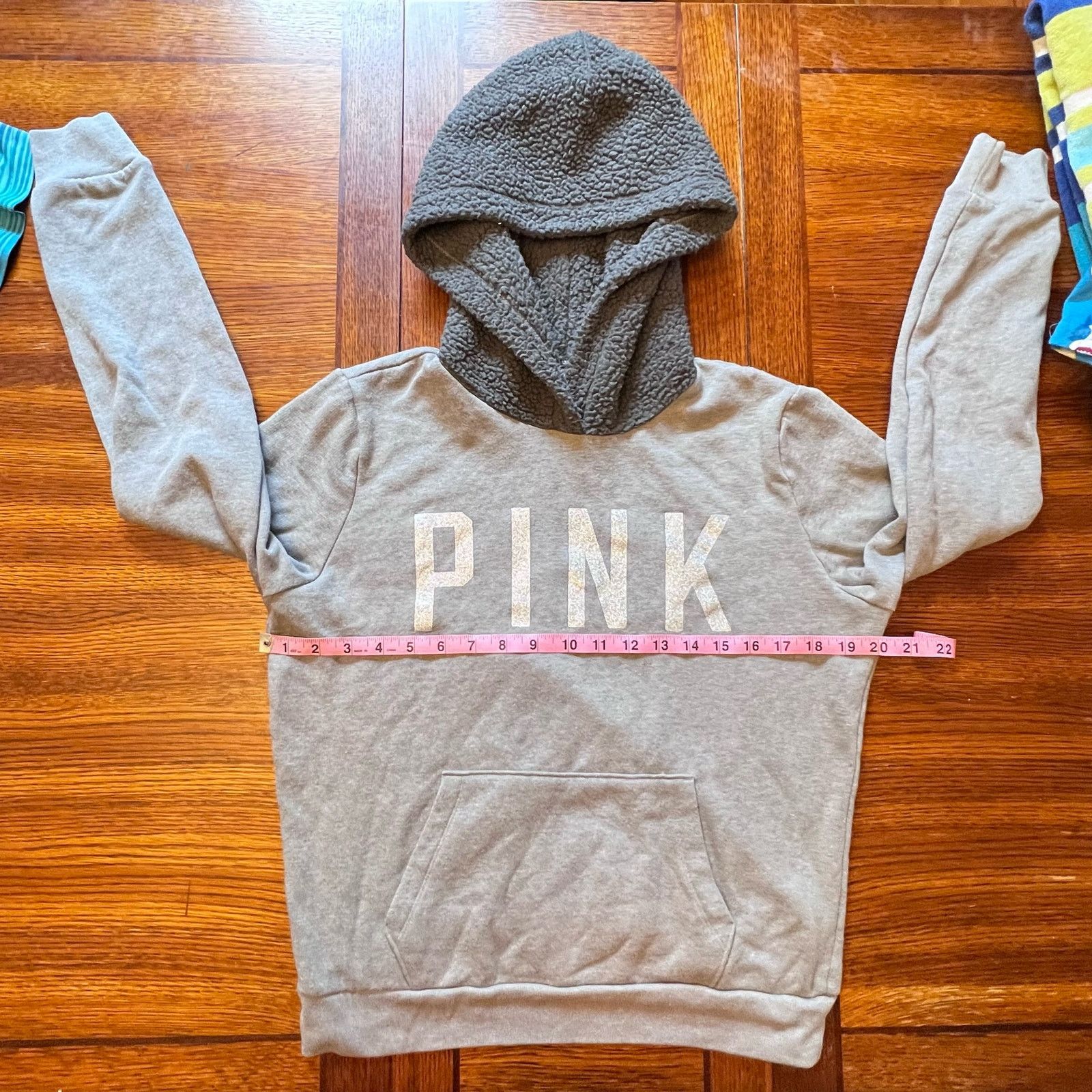 Pink VS PINK Light Gray Perfect Pullover Hoodie Sweatshirt Size M Size M / US 6-8 / IT 42-44 - 5 Thumbnail