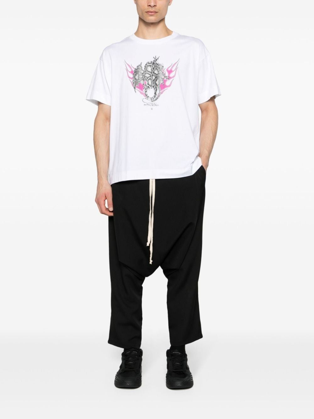 Givenchy o1srvl11e0225 T-Shirt in White Size US M / EU 48-50 / 2 - 2 Thumbnail