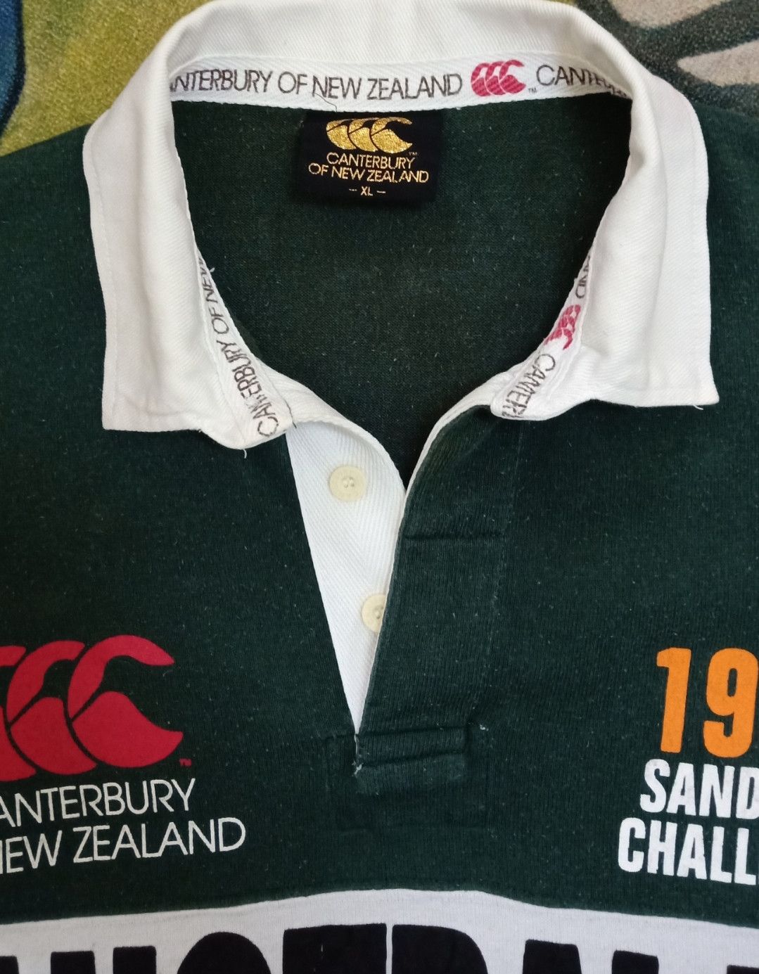 Canterbury of New Zealand × Vintage Vintage 90s SanDiego Challenge Australia Rugby T-shirt Size US L / EU 52-54 / 3 - 10 Thumbnail