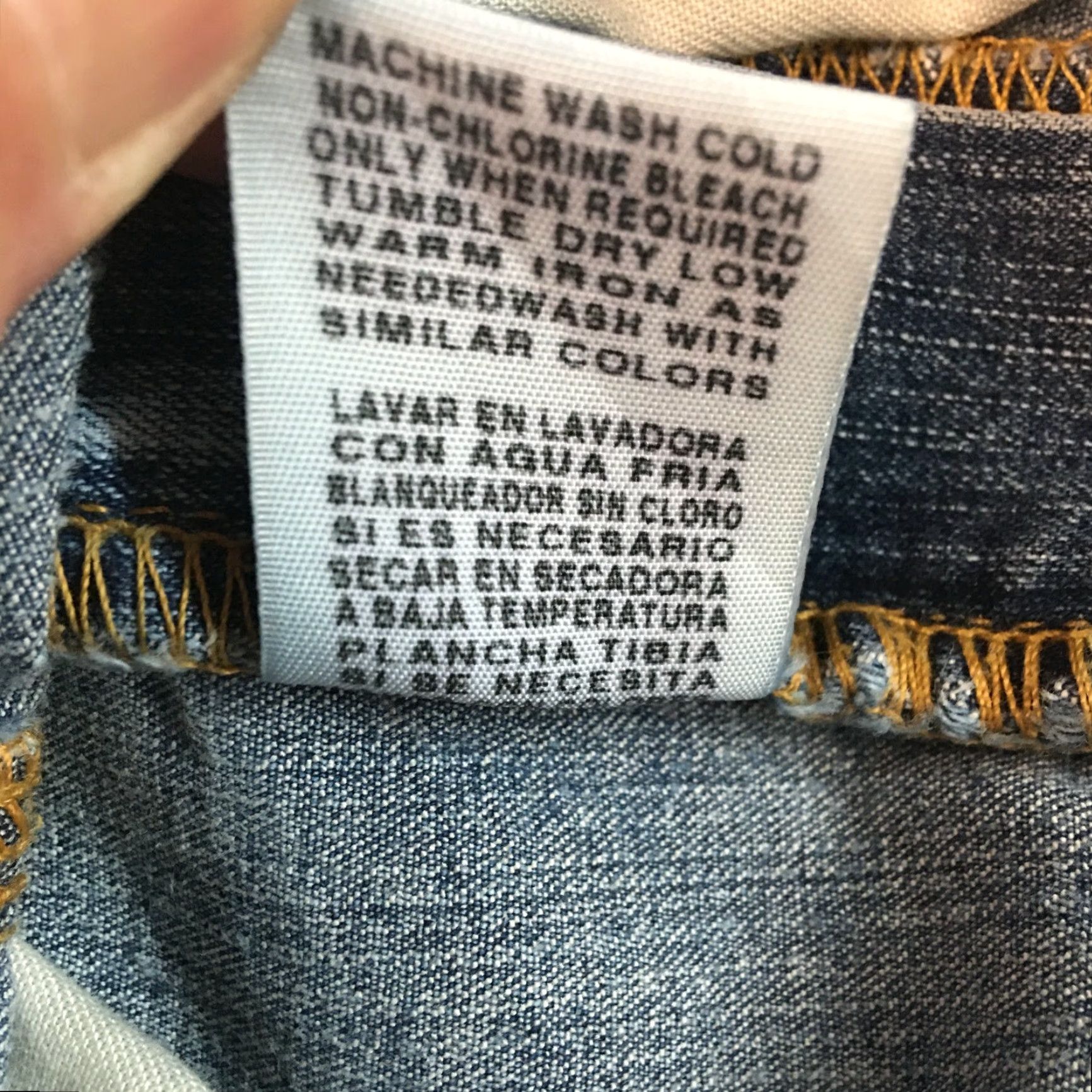 Ralph Lauren Ralph Lauren Jeans Womens Casual Flat Front Straight Blue Denim Size 8 - 31 Inseam 5-Pocket Belt Loops Regular Rise Mid Size 30" / US 8 / IT 44 - 6 Thumbnail