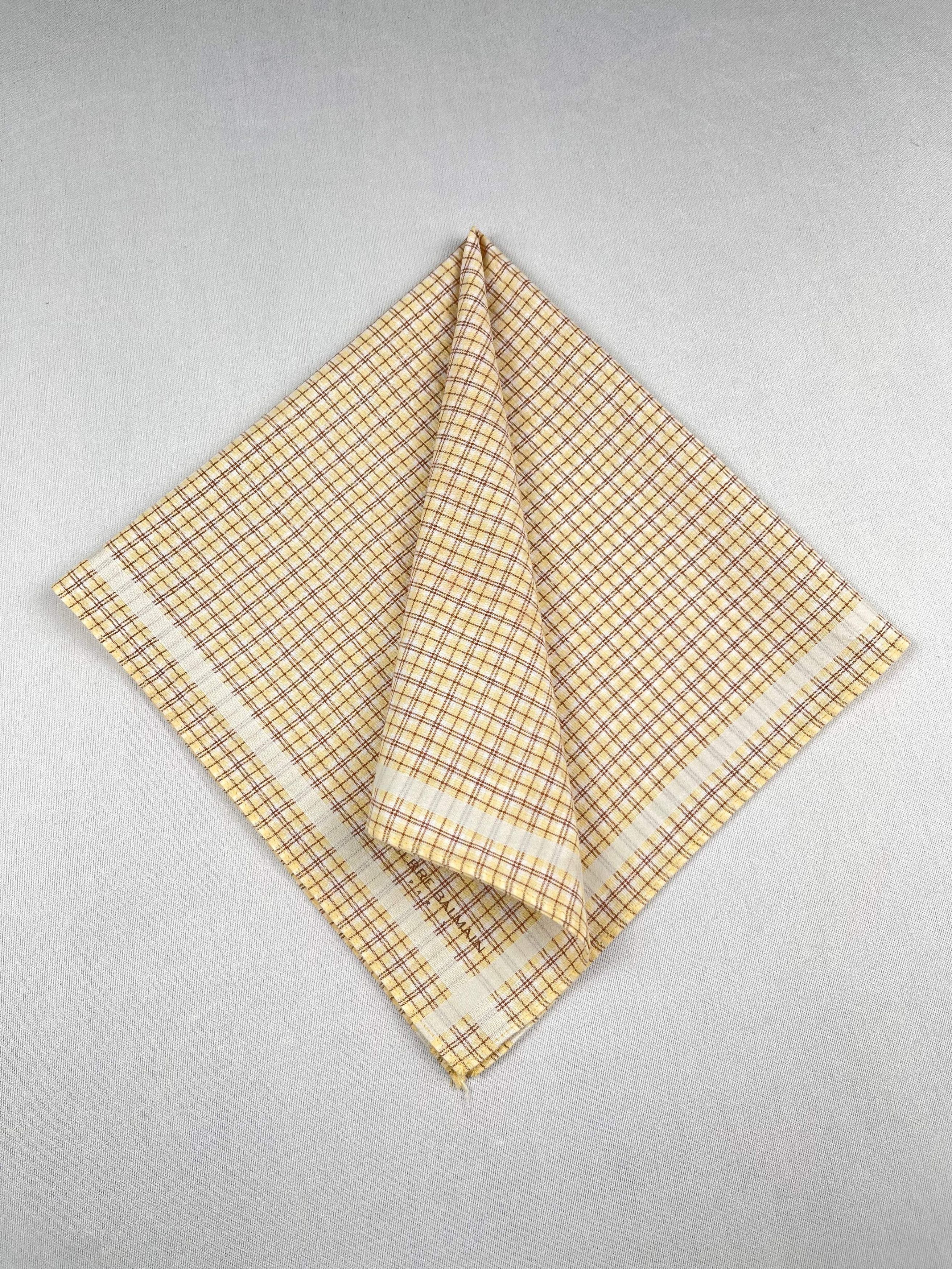 Pierre Balmain Vtg Pierre Balmain Handkerchief Pocket Square Bandana HM0043 Size ONE SIZE - 2 Thumbnail