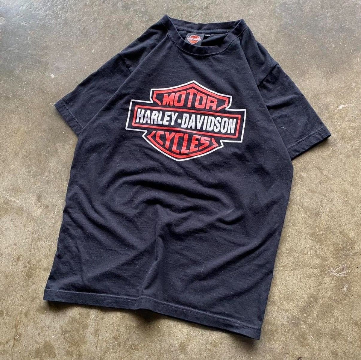 Harley Davidson Vintage 90's Double Sided Harley Davidson Black T-Shirt Size US M / EU 48-50 / 2 - 2 Thumbnail
