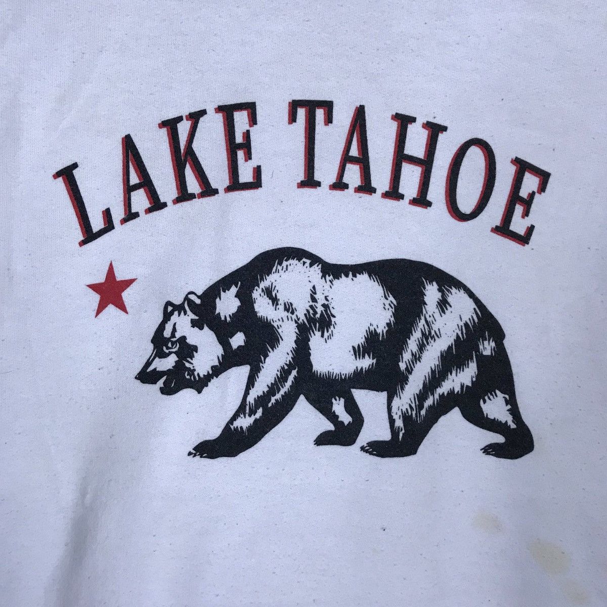 Gildan Vintage Gildan Lake Tahoe Pullover Jumper Sweatshirt Size US L / EU 52-54 / 3 - 3 Thumbnail