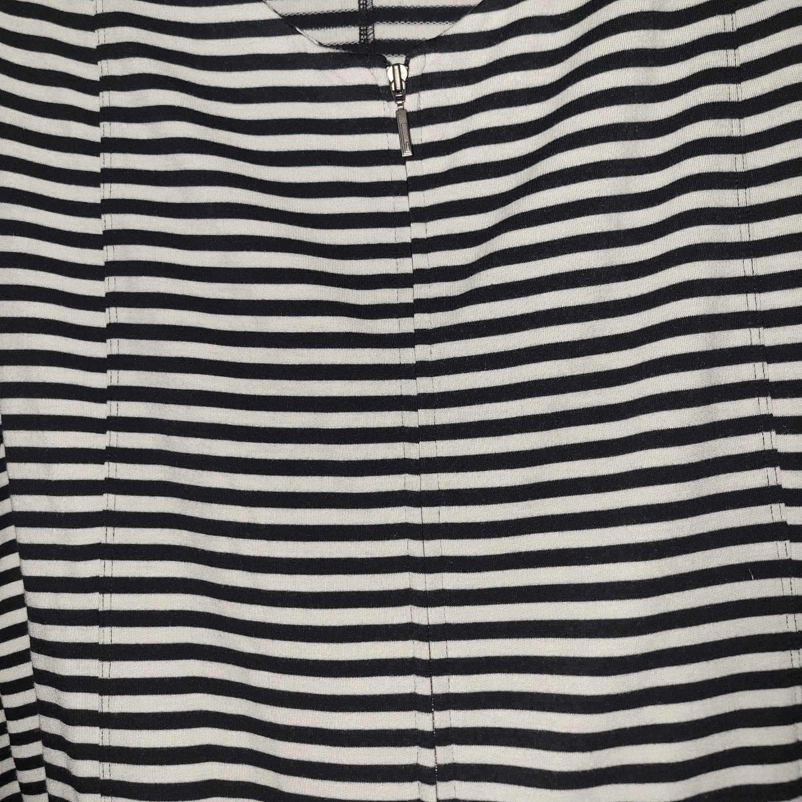 & Other Stories SOFT SURROUNDINGS Striped Zip Front Tunic Jacket - Size L Size L / US 10 / IT 46 - 4 Thumbnail