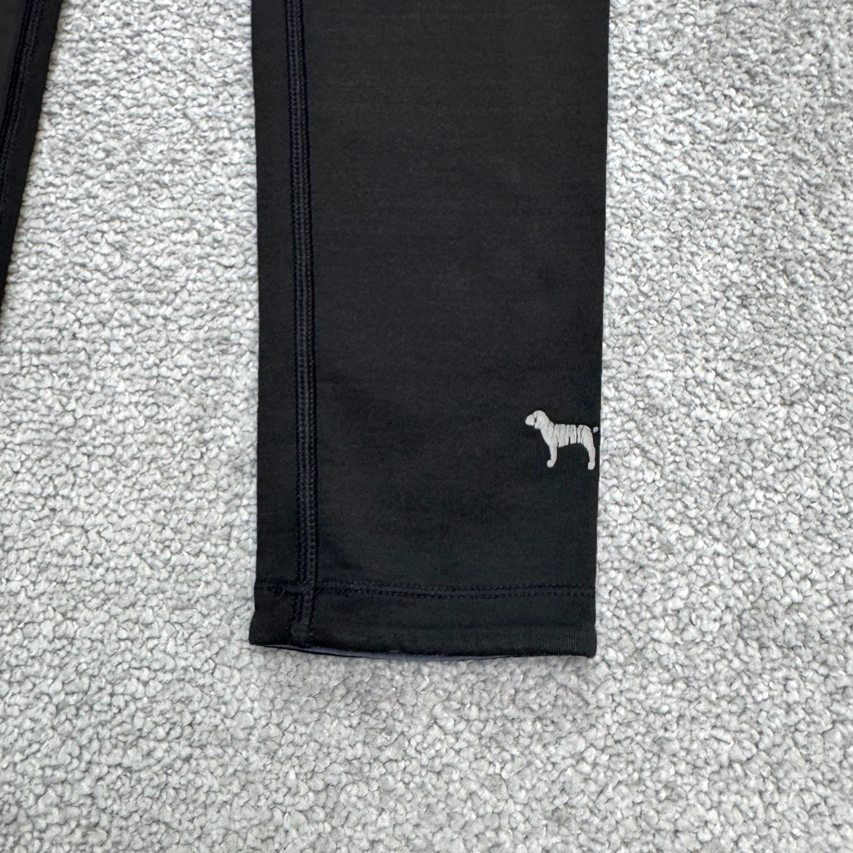 Victoria's Secret VINTAGE Victoria's Secret Reversible Leggings Womens 28 Black Gray Activewear Compression Athletic Size 28" / US 6 / IT 42 - 7 Thumbnail