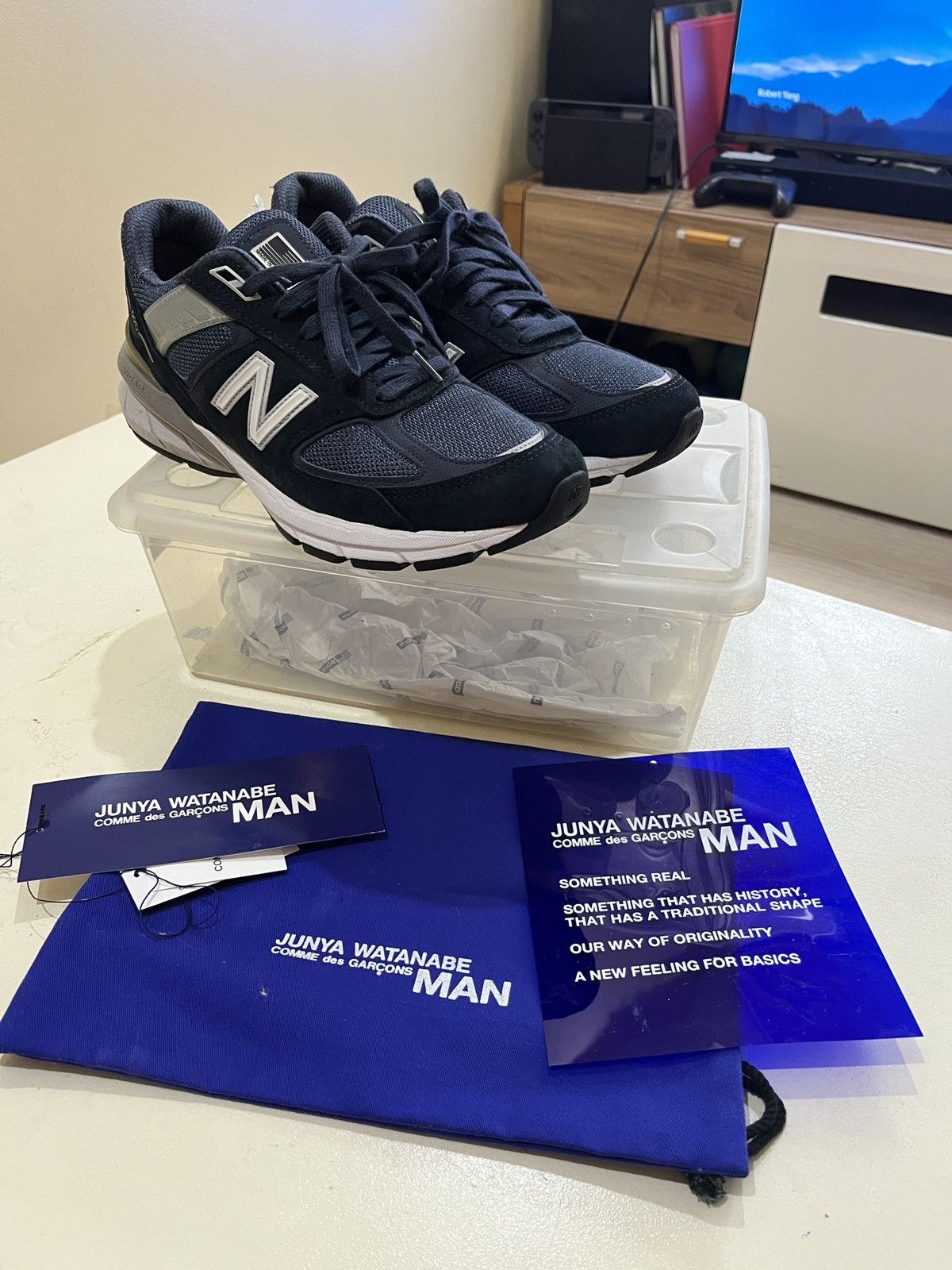 Junya Watanabe Comme Des Garcons 990v5 Grey New Balance 990v5