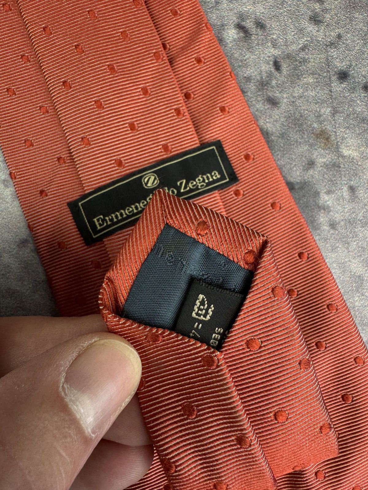 Ermenegildo Zegna Ermenegildo Zegna Red Silk Tie – Polka Dot Pattern Size ONE SIZE - 7 Thumbnail