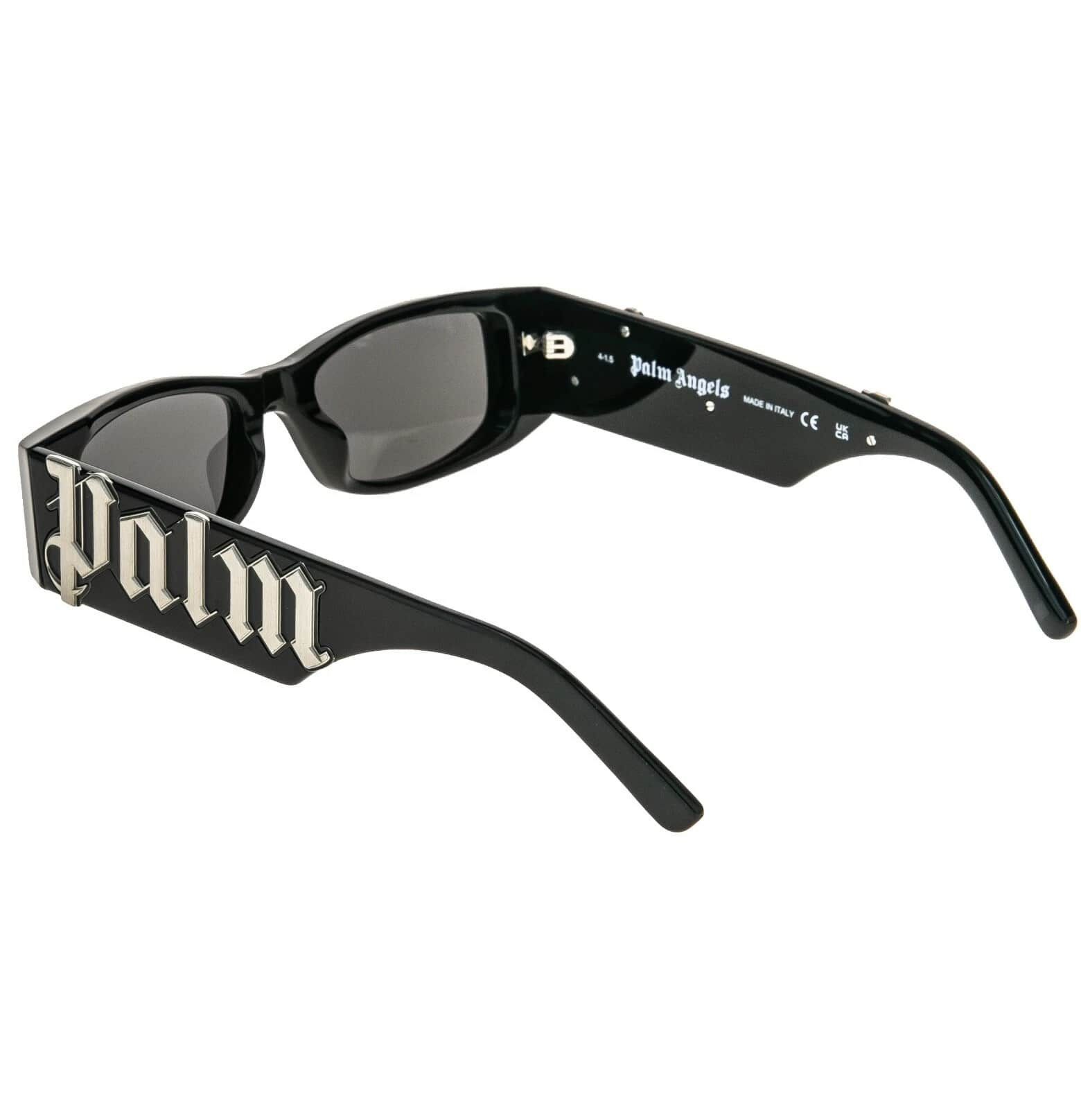 Palm Angels PALM ANGELS PERI007 007 ANGEL Black Geometric Sunglass Size ONE SIZE - 6 Thumbnail