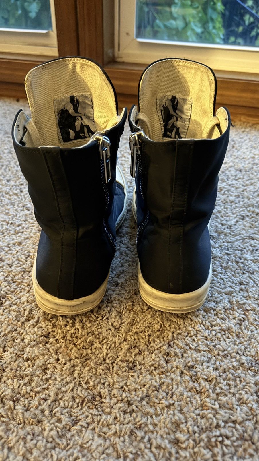 Rick Owens Rick Owen Ramones Hi-Top Sneakers Size US 9.5 / EU 42-43 - 5 Thumbnail