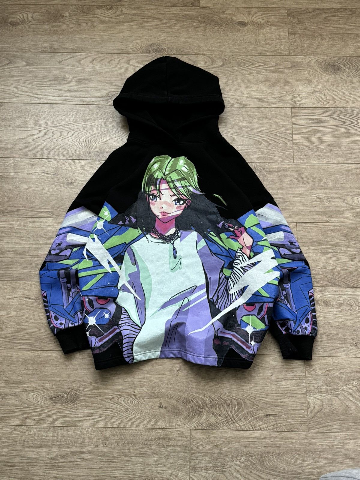 Billie eilish anime hoodie sale