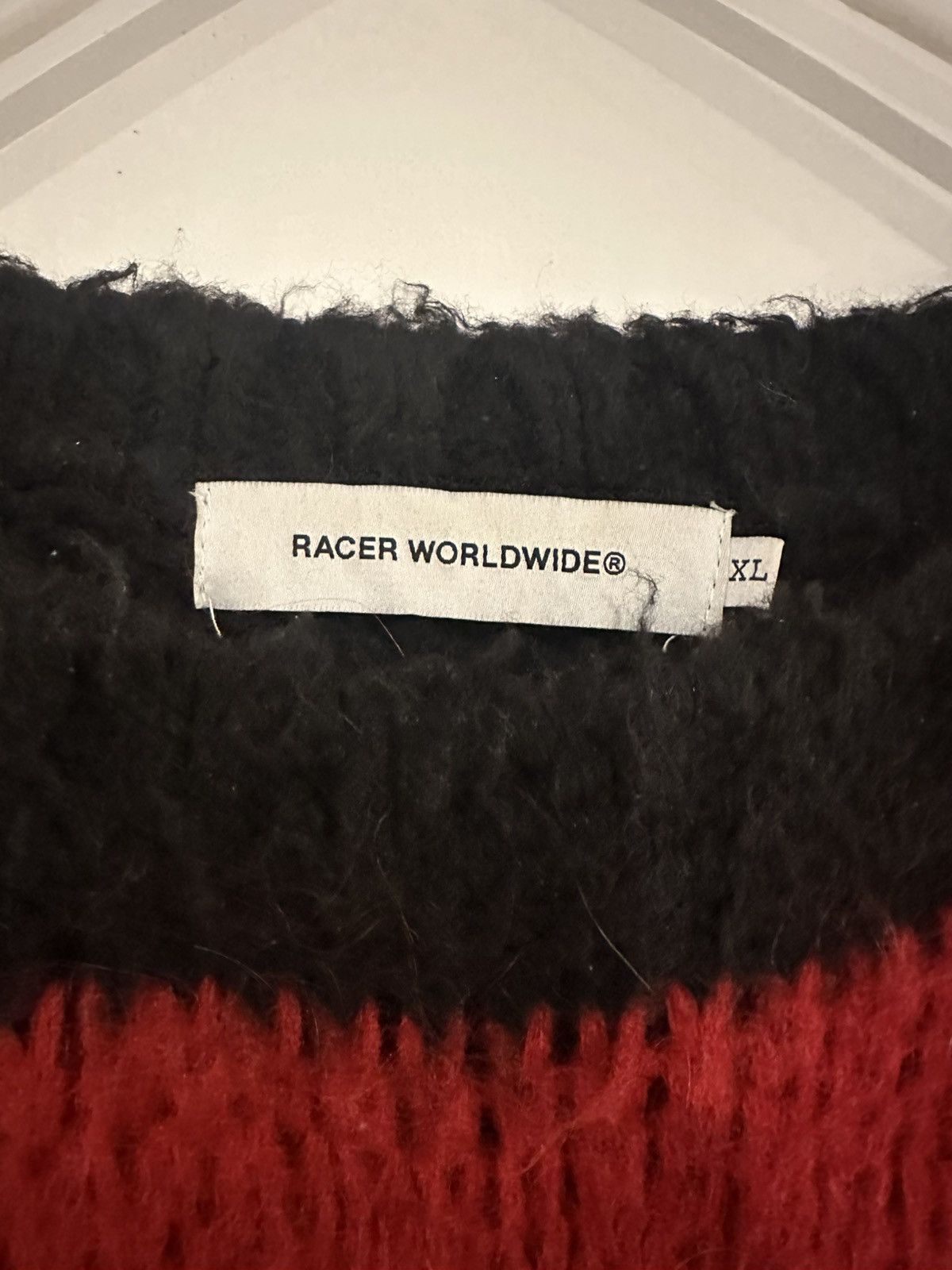 Racer Worldwide Racer Worldwide Striped Mohair Sweater Size US XL / EU 56 / 4 - 4 Thumbnail