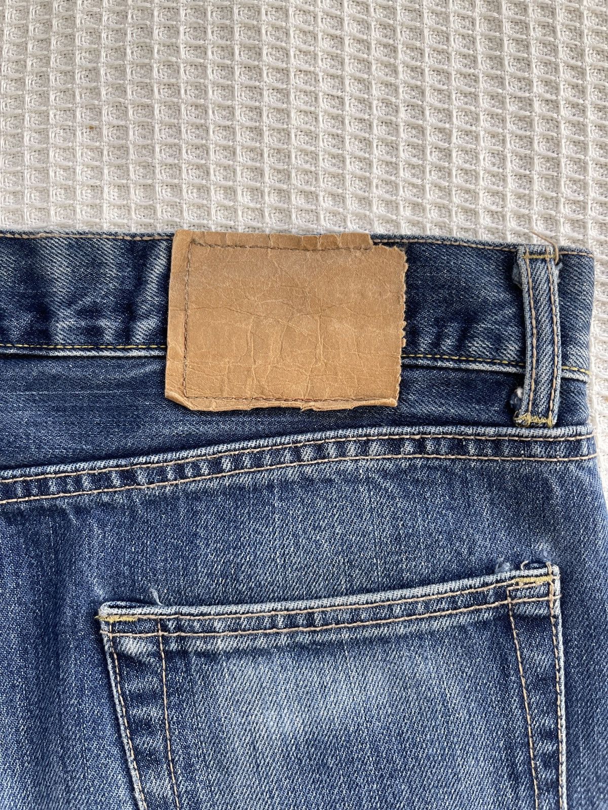 Japanese Brand Rare🔥Japanese Brand Suicide Distressed Denim Jeans Size US 35 - 6 Thumbnail
