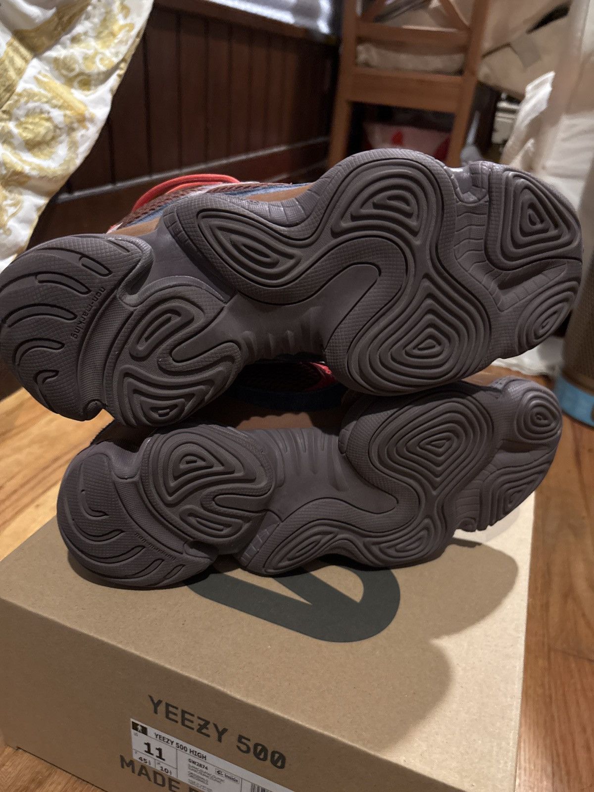 Adidas × Yeezy Adidas Yeezy 500 high sumac size 11 Size US 11 / EU 44 - 5 Thumbnail