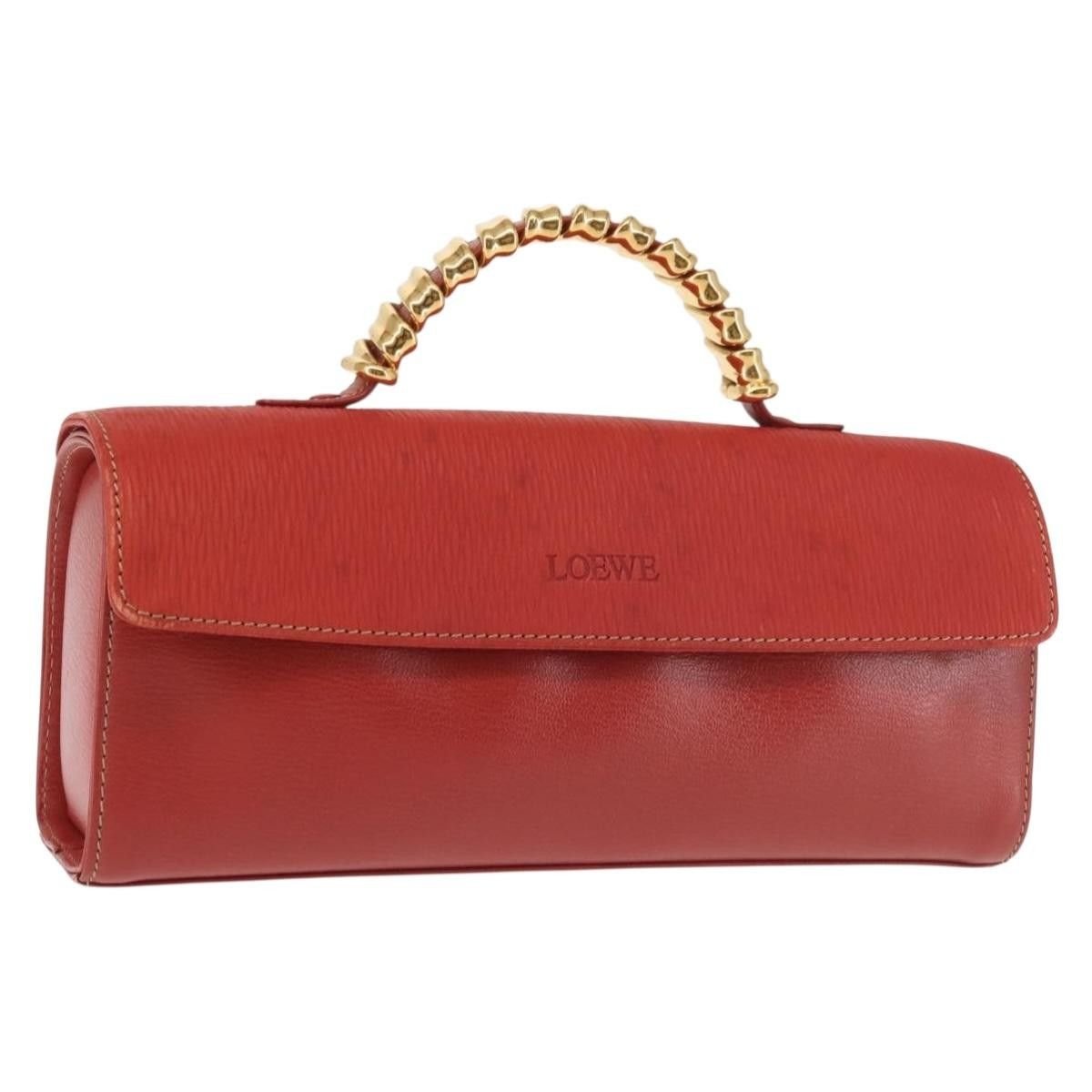 Loewe Loewe Vintage Velazquez Top Handle Bag Leather Size ONE SIZE - 1 Thumbnail