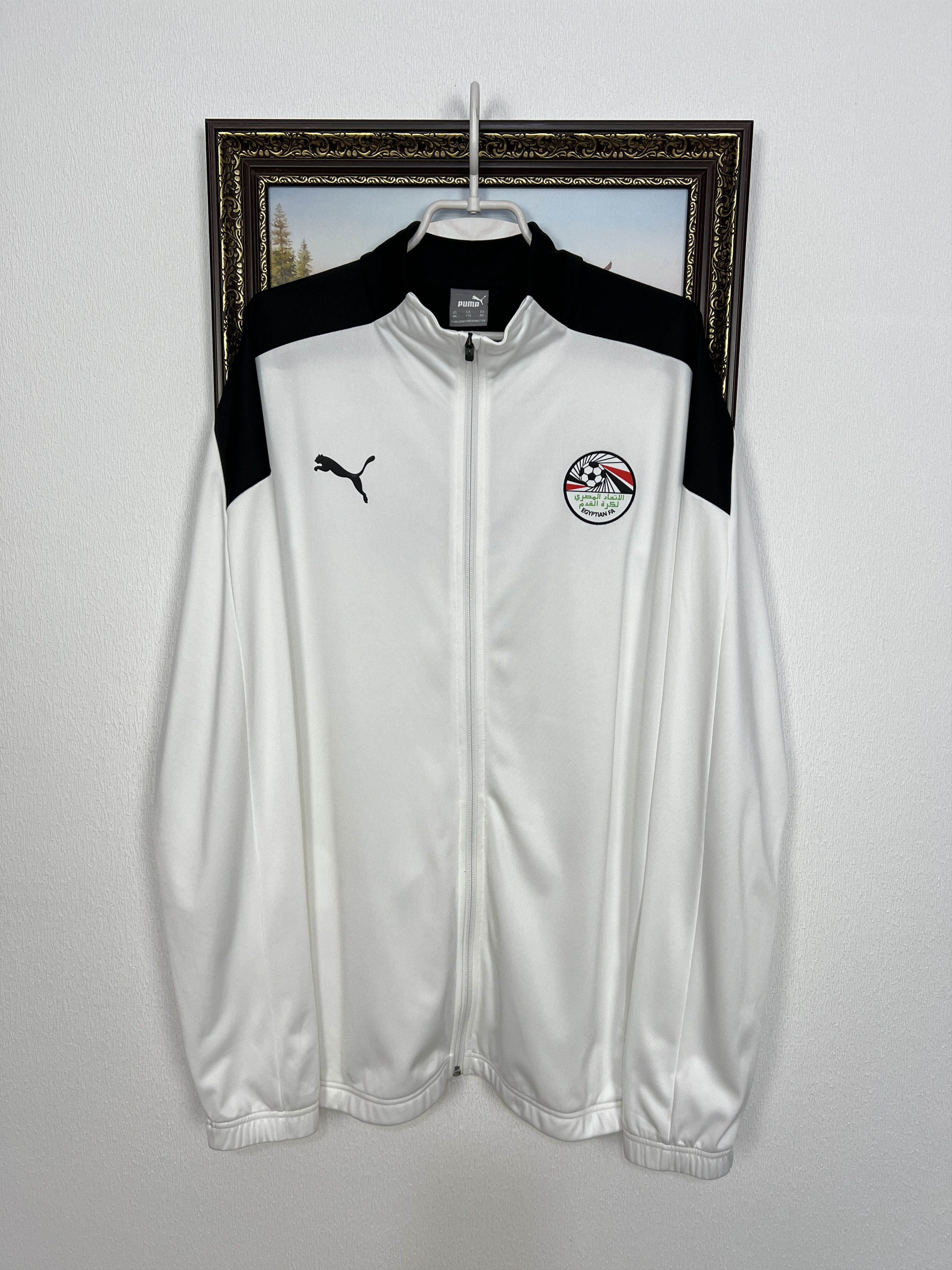 Puma Egypt Football National Team Jacket Soccer Track Top Zip Size US XXL / EU 58 / 5 - 1 Thumbnail