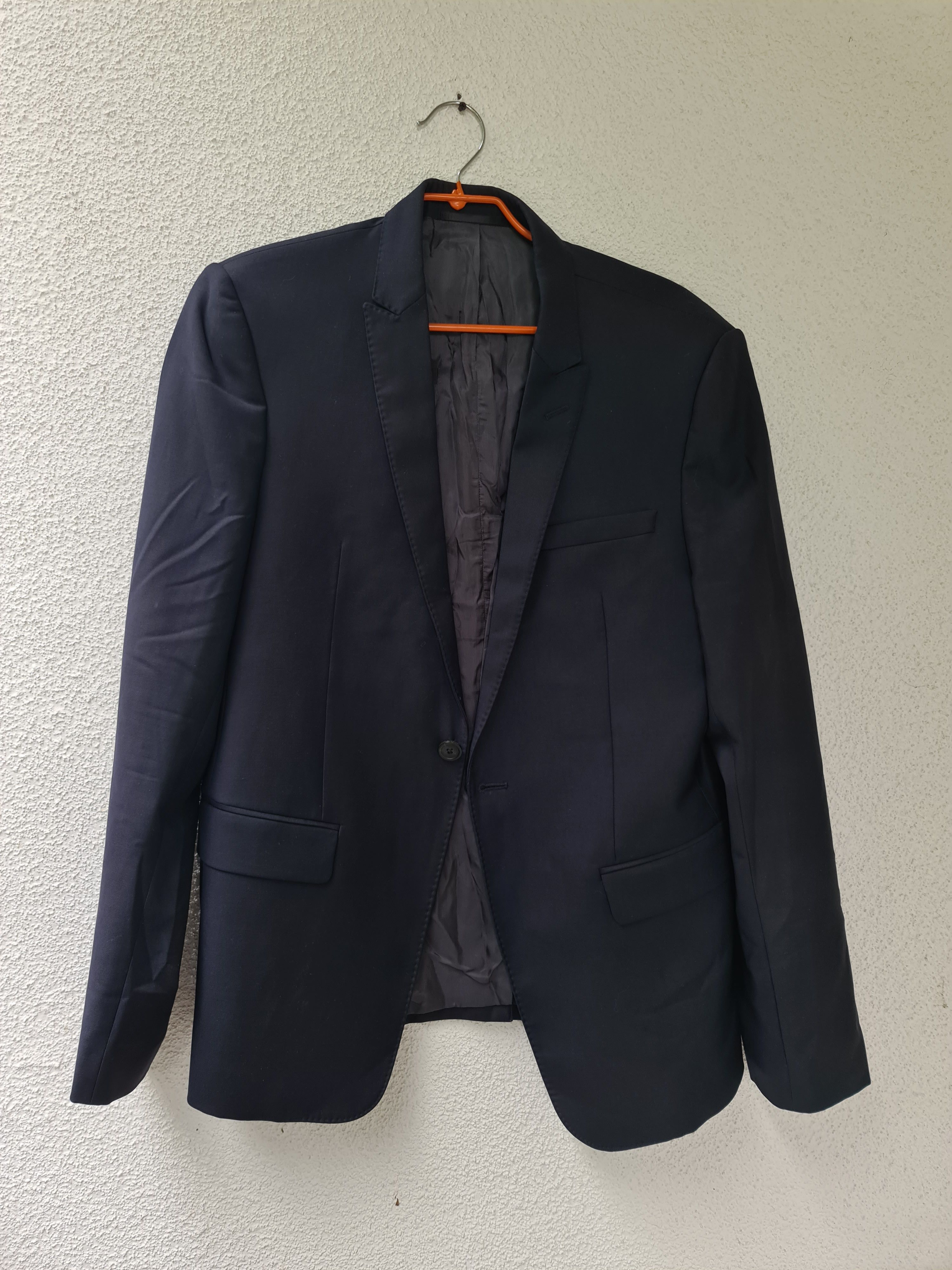 Emporio Armani Emporio Armani one button wool blazer Size 50R - 1 Thumbnail