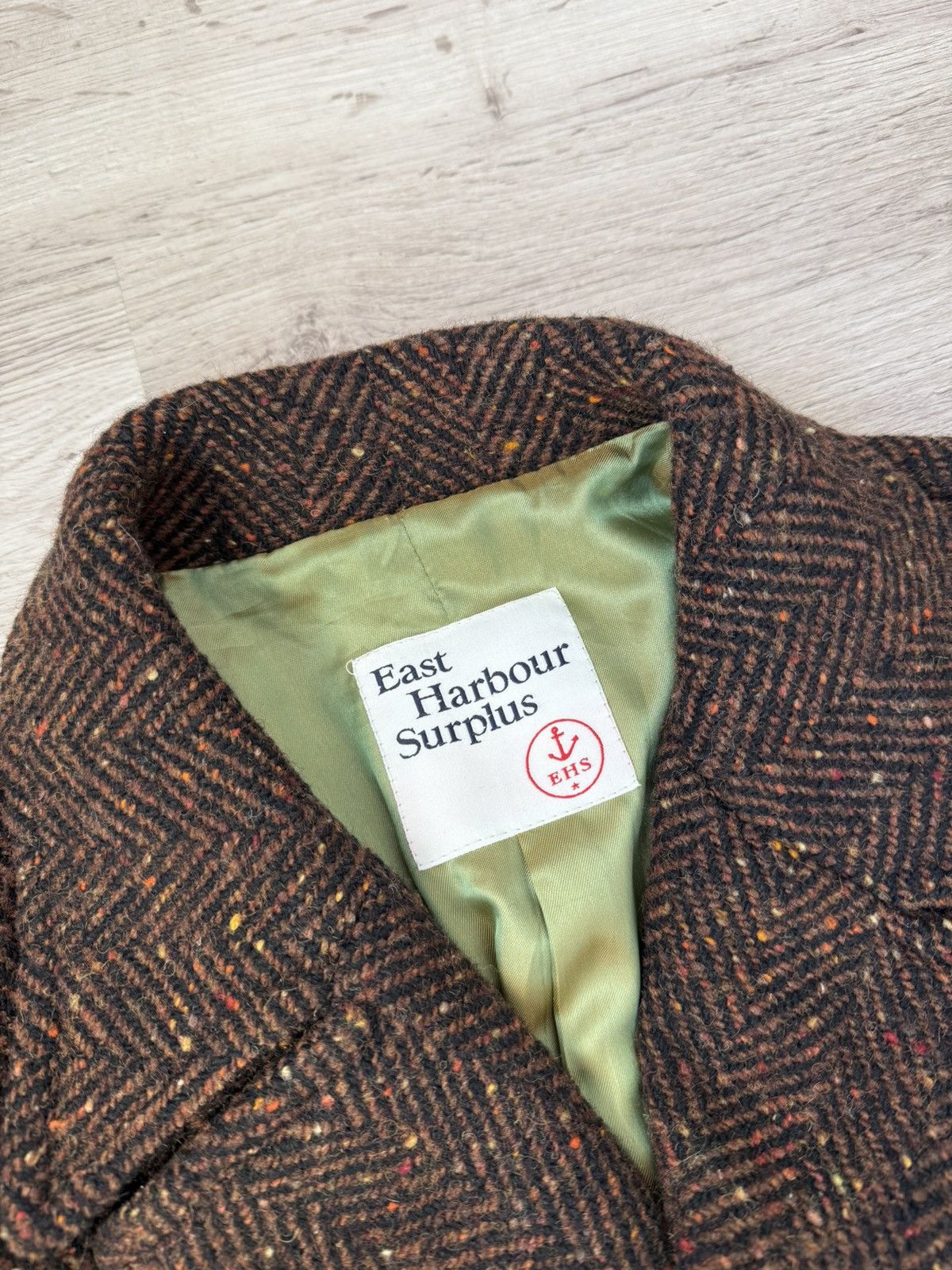 East Harbour Surplus East Harbour Surplus Belted Herringbone Wool Alpaca Coat Size US M / EU 48-50 / 2 - 2 Thumbnail